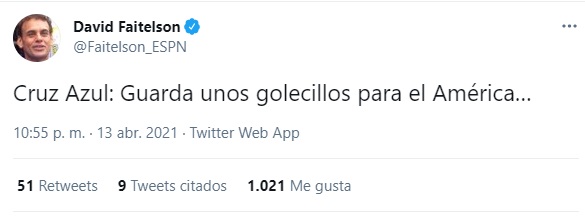 (Foto: captura de pantalla Twitter/ @Faitelson_ESPN)