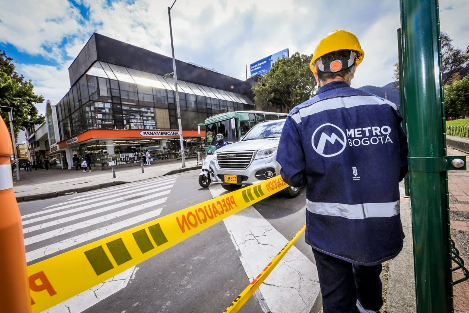 En la imagen, el inicio de las obras del Metro de Bogotá en la calle 72. Foto: Alcaldía de Bogotá