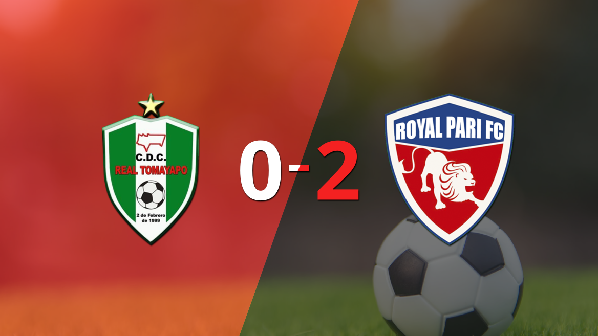 En casa, Real Tomayapo perdió 2-0 frente a Royal Pari