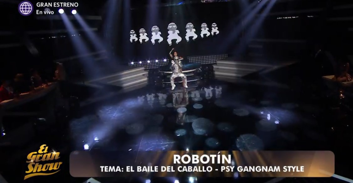 Robotín baila en 'El Gran Show'.