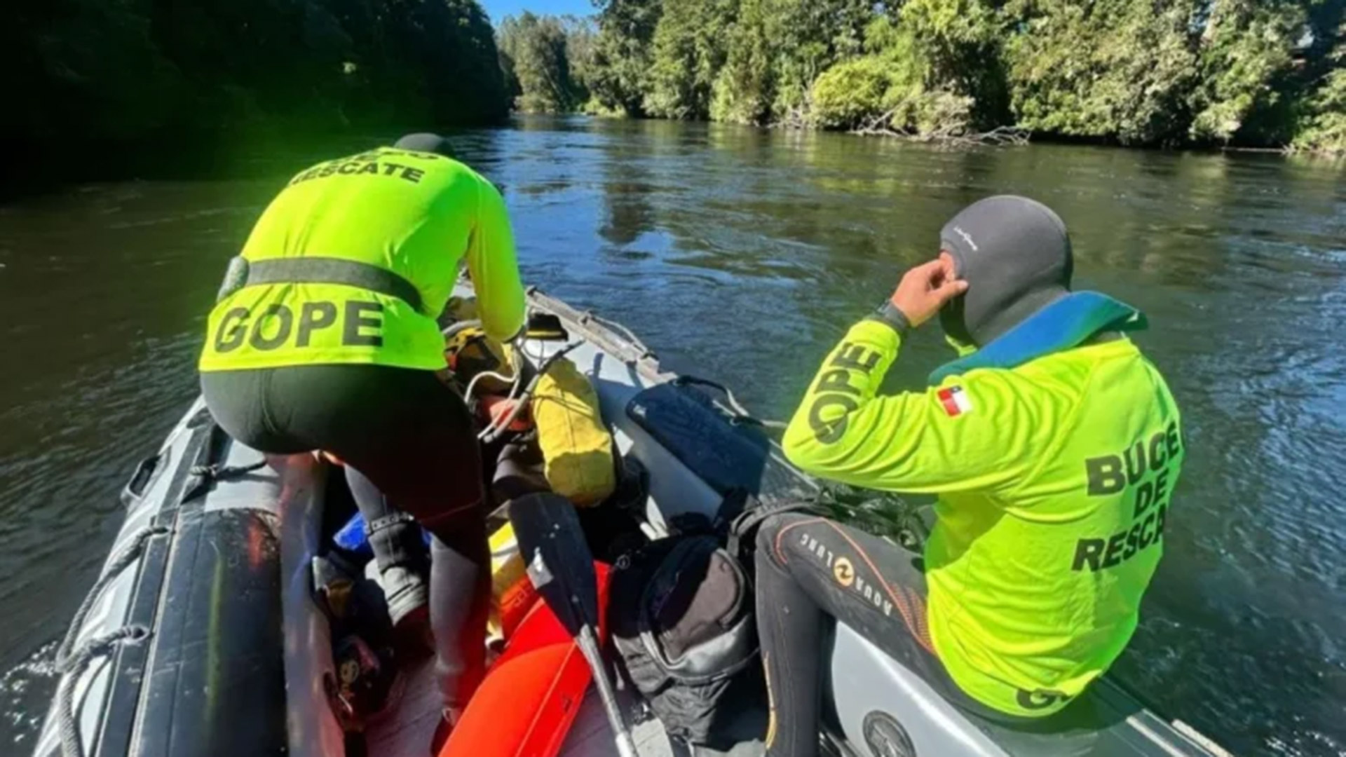 Tragedia en Chile: un padre murió ahogado en un río tras salvar a su hijo
