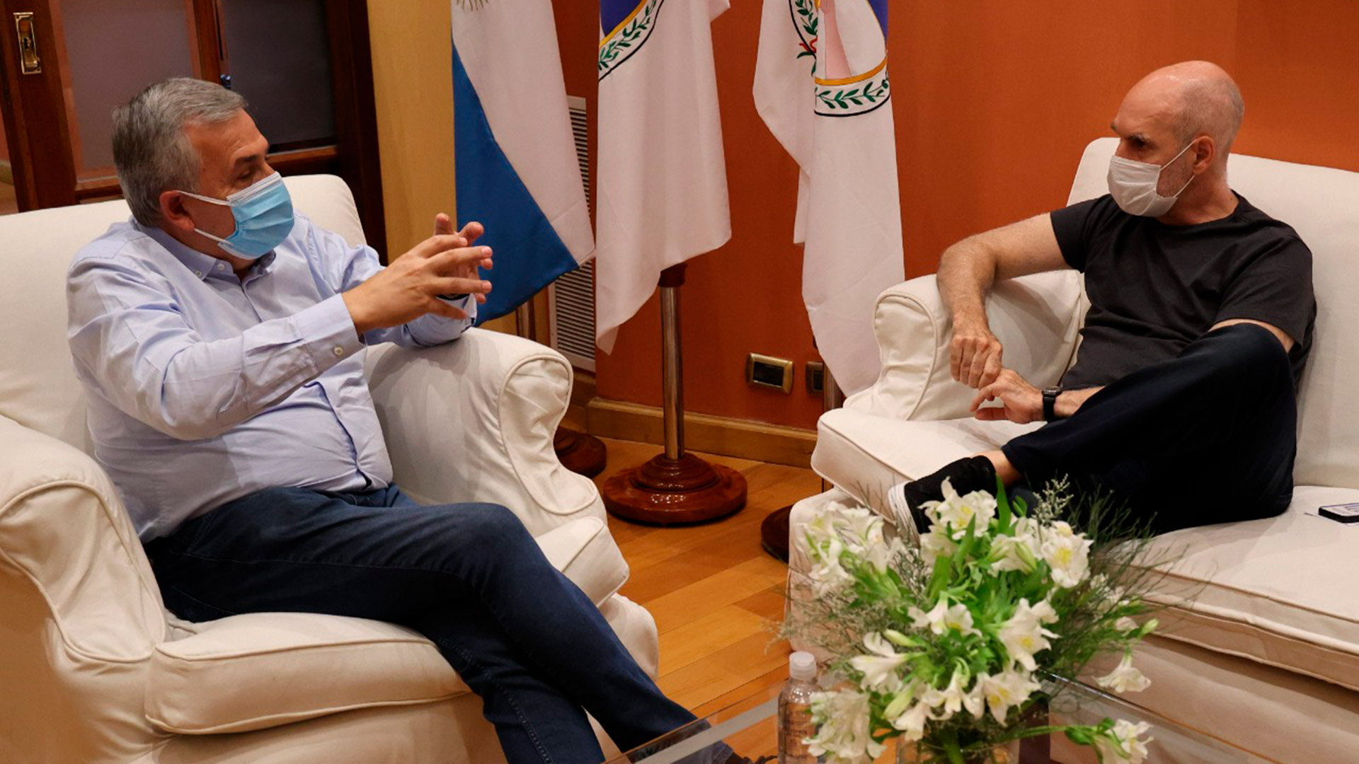 Morales buscó evitar un conflicto con el alcalde de la Ciudad de Buenos Aires
