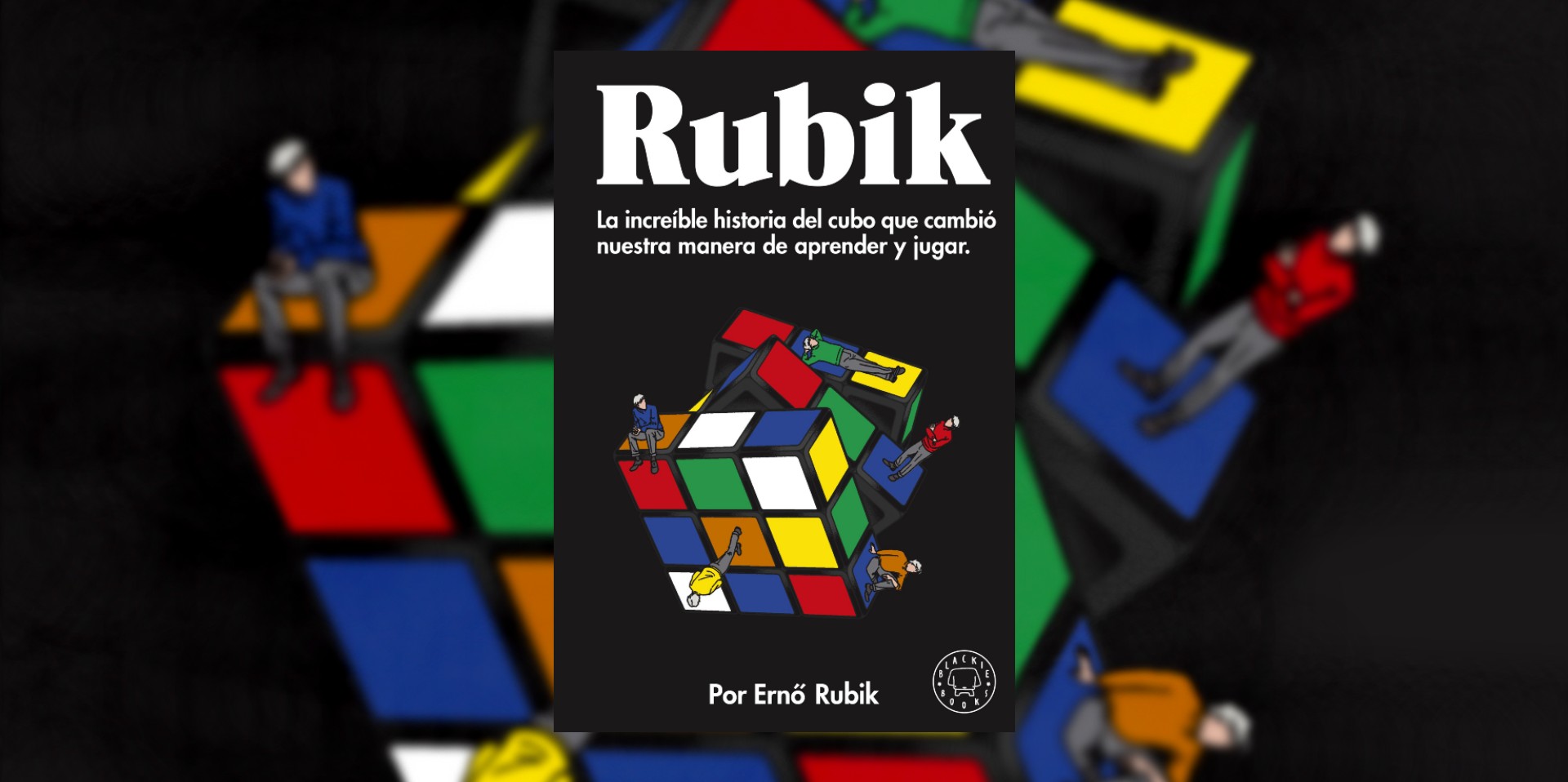 El libro que cuenta la historia del cubo de Rubik. (Cortesía: Penguin Random House).
