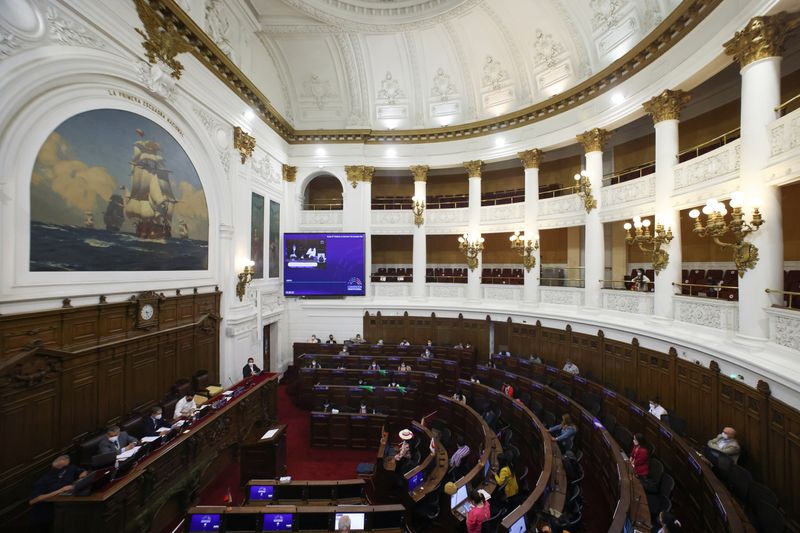 Sesión de la Convención Constitucional en Santiago (REUTERS/Ivan Alvarado)