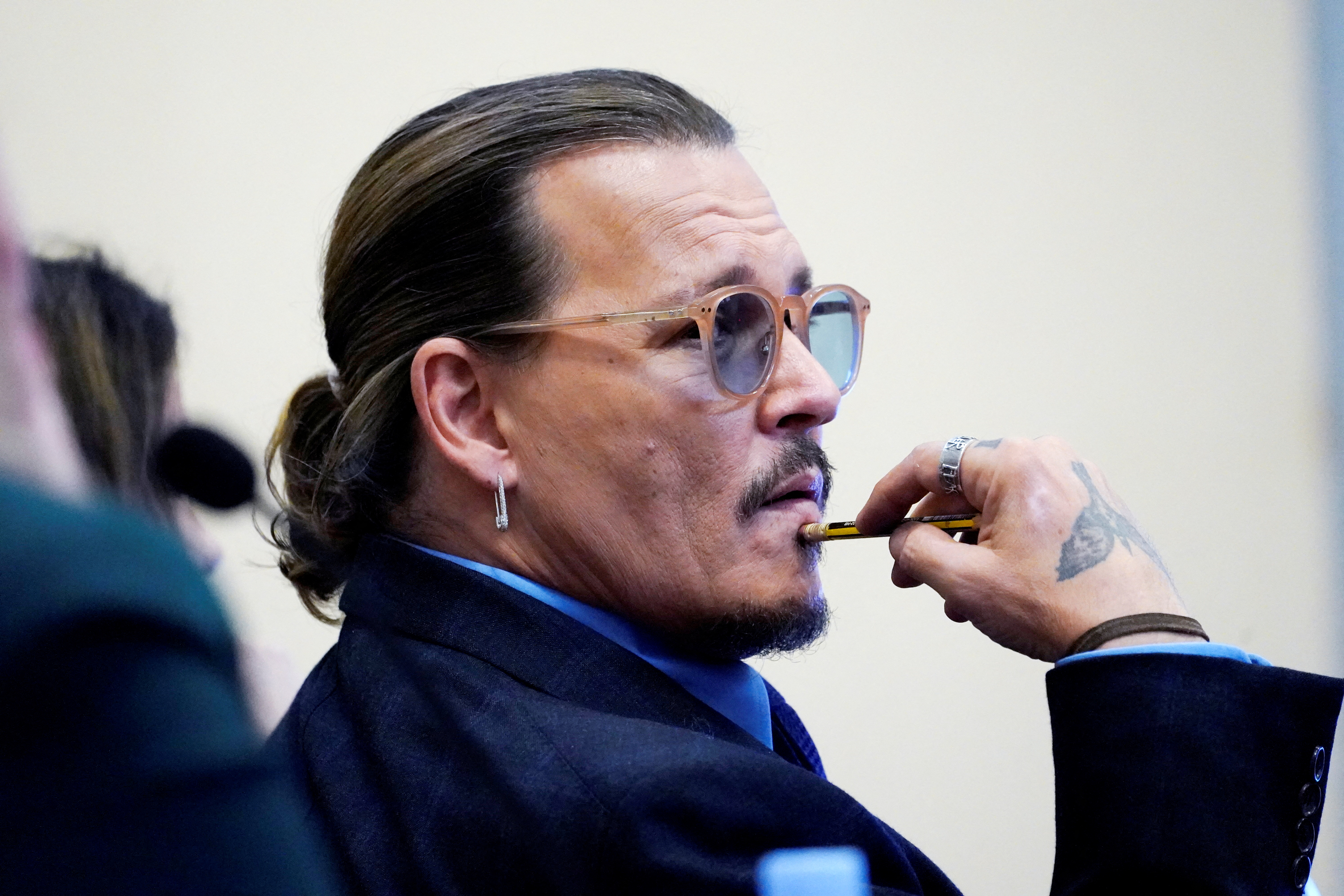 Johnny Depp during the trial (Steve Helber/REUTERS)