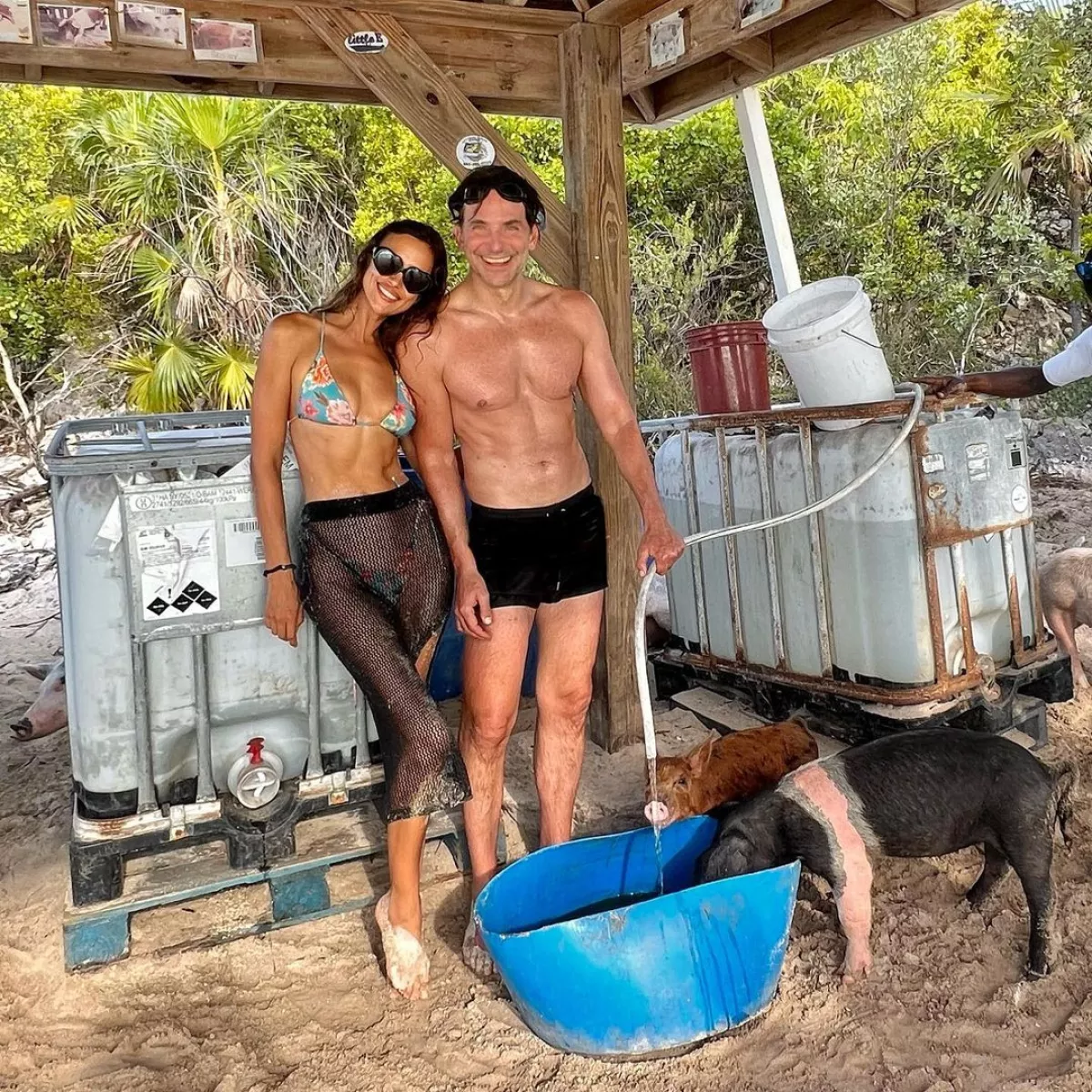 Bradley Cooper and Irina Shayk enjoyed a vacation together (Photo: Instagram)
