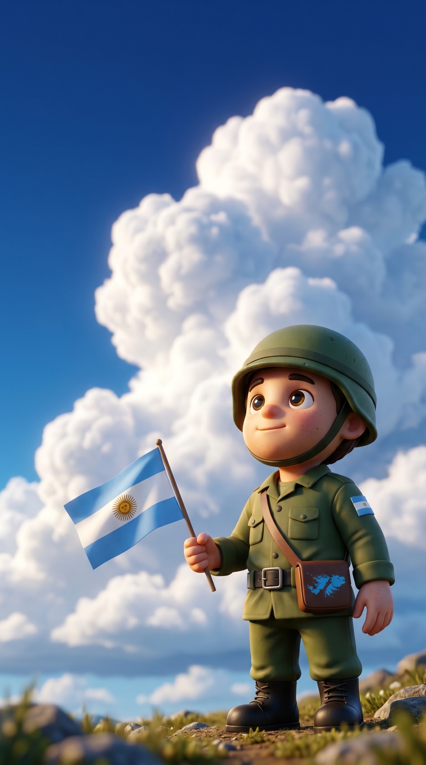 Malvinito, el personaje infantil que, con ayuda de la inteligencia artificial, relata historias de grandes héroes para los más chicos