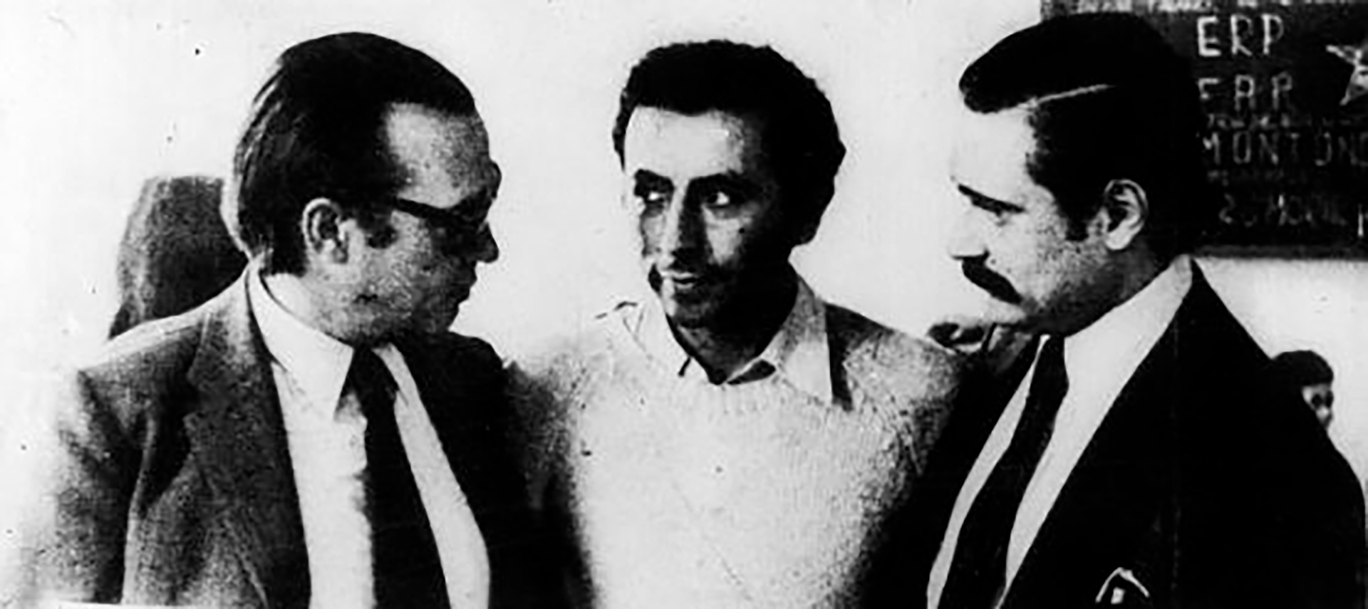 Santucho con sus abogados Gustavo Roca y Eduardo Luis Duhalde and 1972