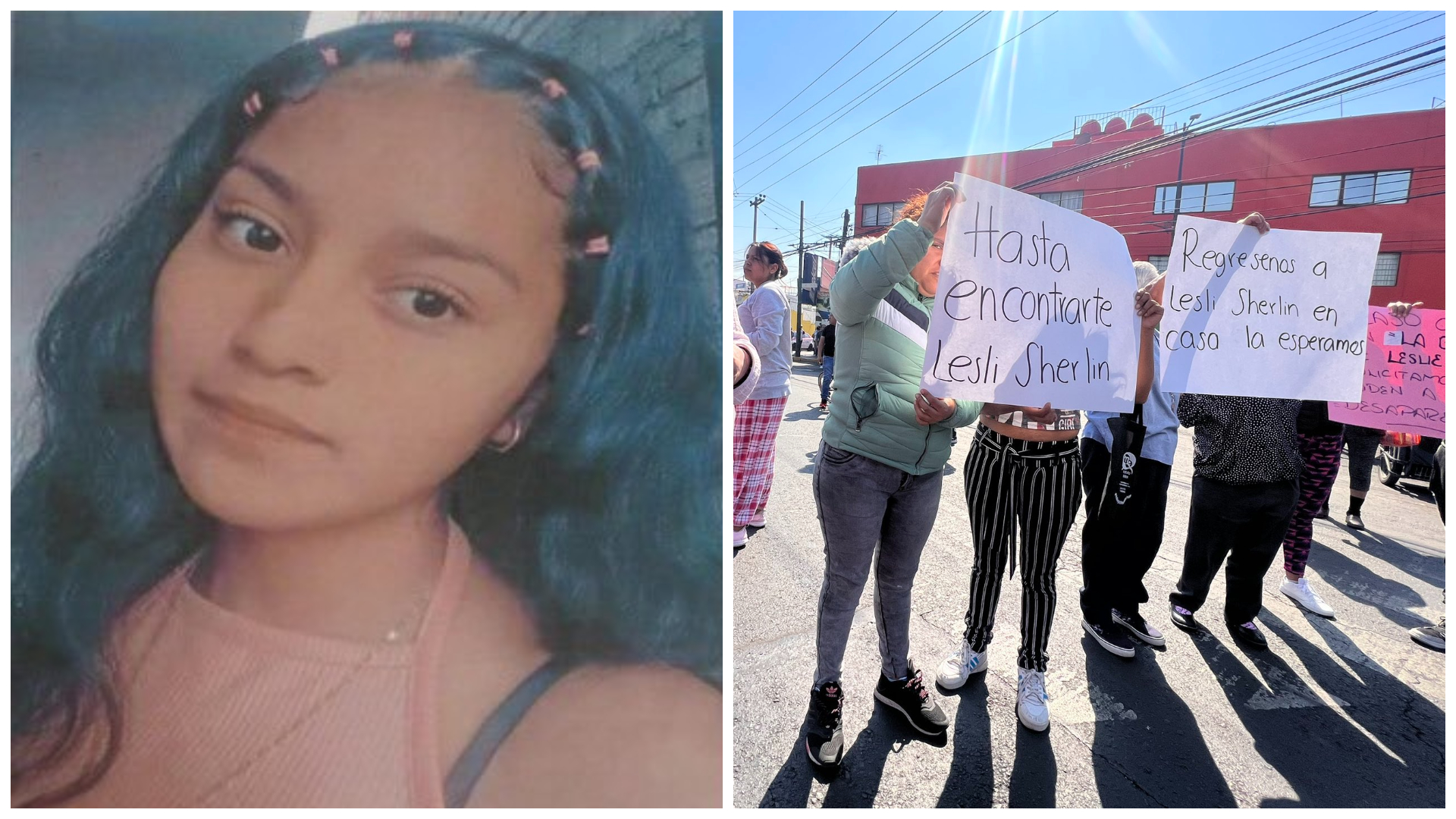 Familiares de Leslie Sherlin, menor desaparecida, bloquearon Taxqueña para exigir su localización