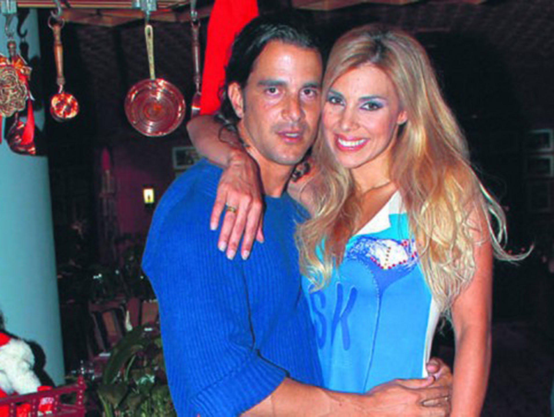 Santiago Almeyda y Natalia Fava, en épocas felices
