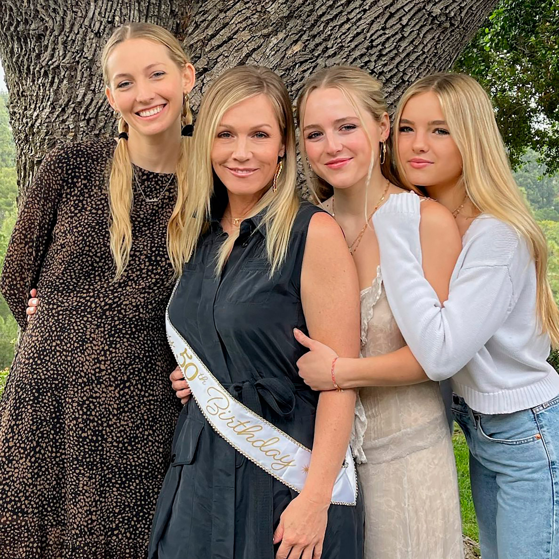Jennie Garth și cele trei fiice ale ei 