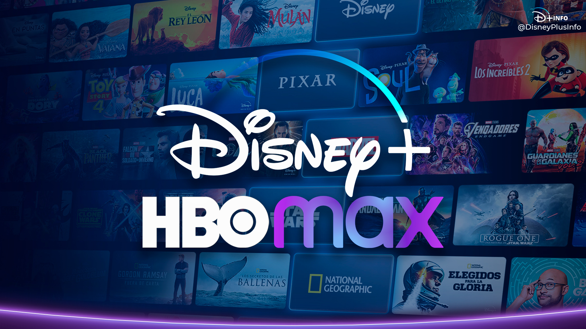 Disney + y HBO Max. (foto: Twitter)