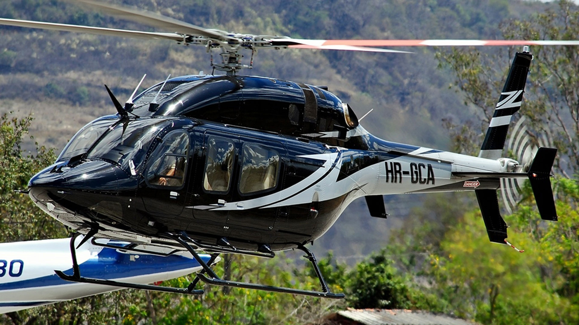 Foto de archivo del helicóptero Bell 429 global ranger, registro HR-GCA, comprado por la familia de Juan Orlando Hernández a través de una red de testaferros de la que formó parte uno de los narcotraficantes más poderosos del país.