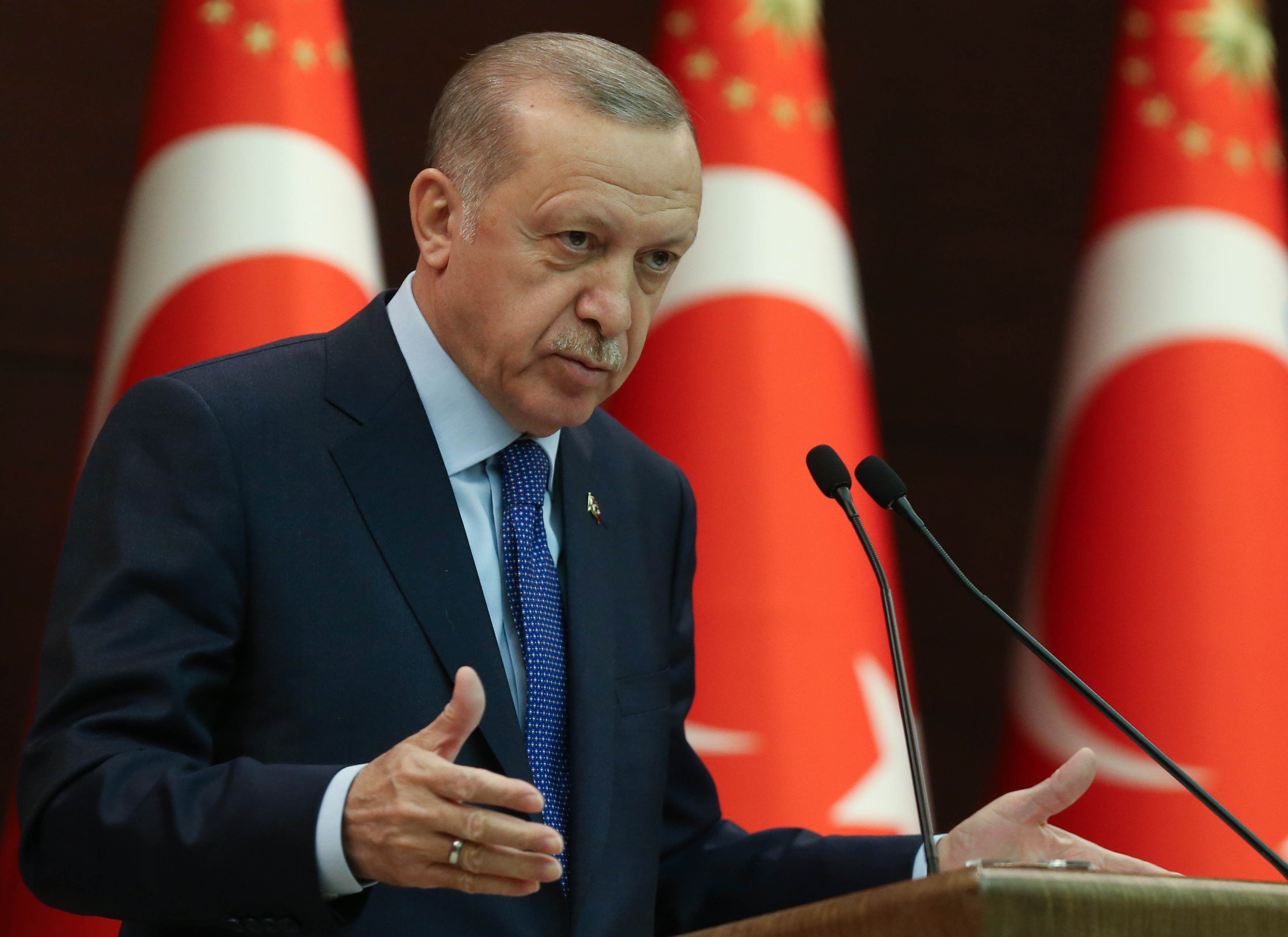 Presidente turco, Erdogan 
EFE/EPA/STR/Archivo
