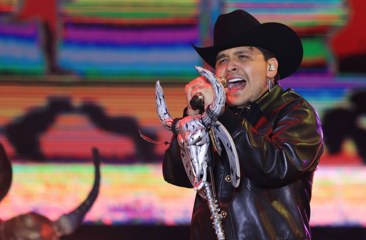  Christian Nodal, cantautor de música popular mexicana contestó a la expresión de la mama de Belinda cuando lo llamaron naco.
FOTO: ESTEBAN HERNÁNEZ /CUARTOSCURO.COM