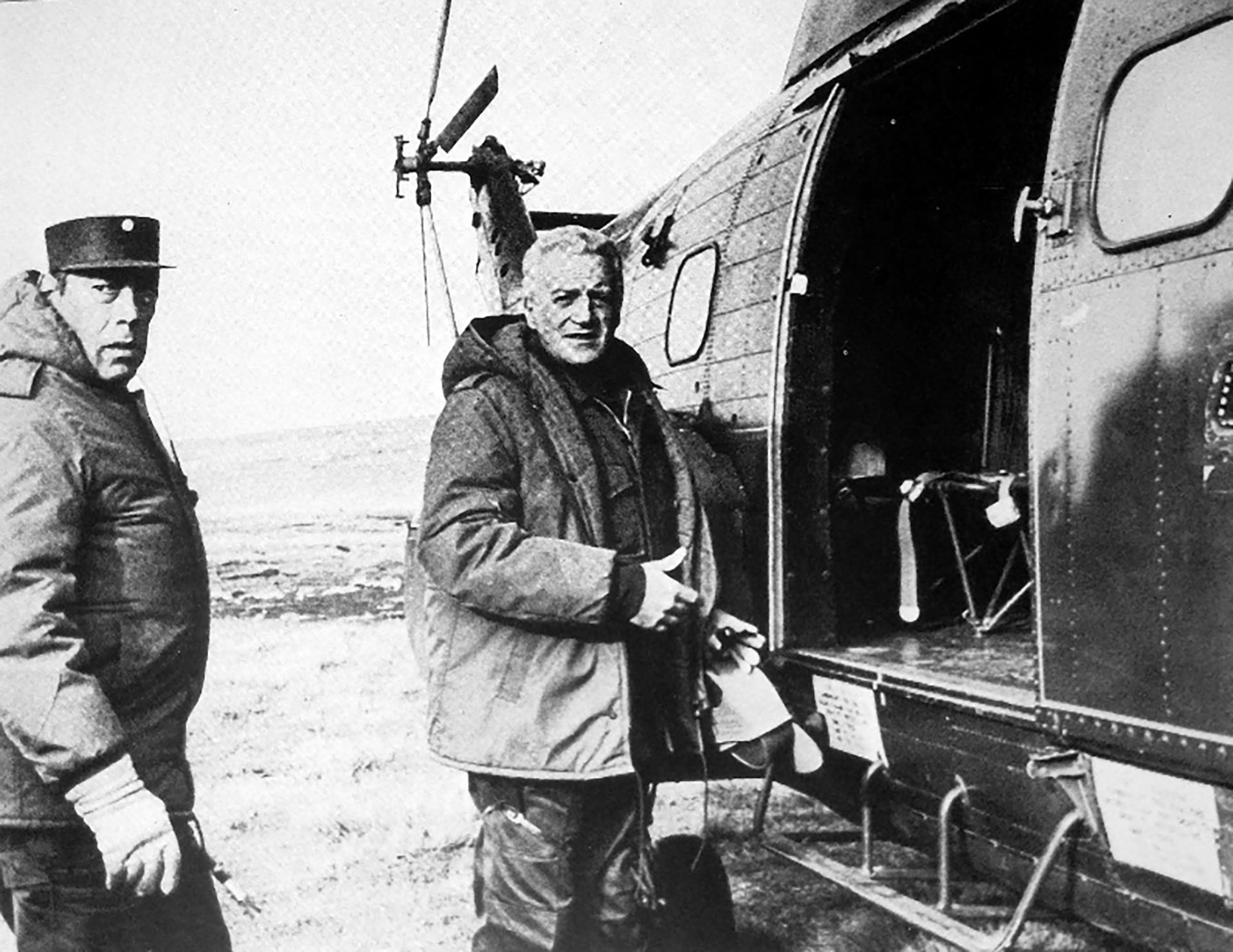 El 22 de abril con el comandante de la Brigada X