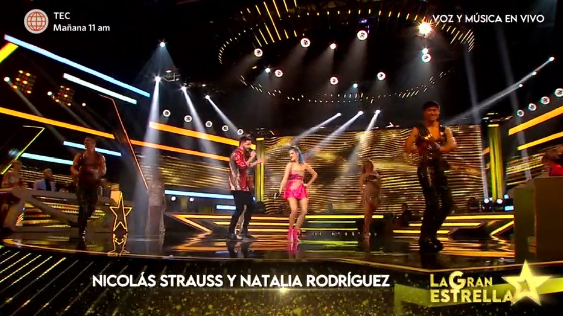 Nicolas Strauss y Natalia Rodríguez. (América TV)