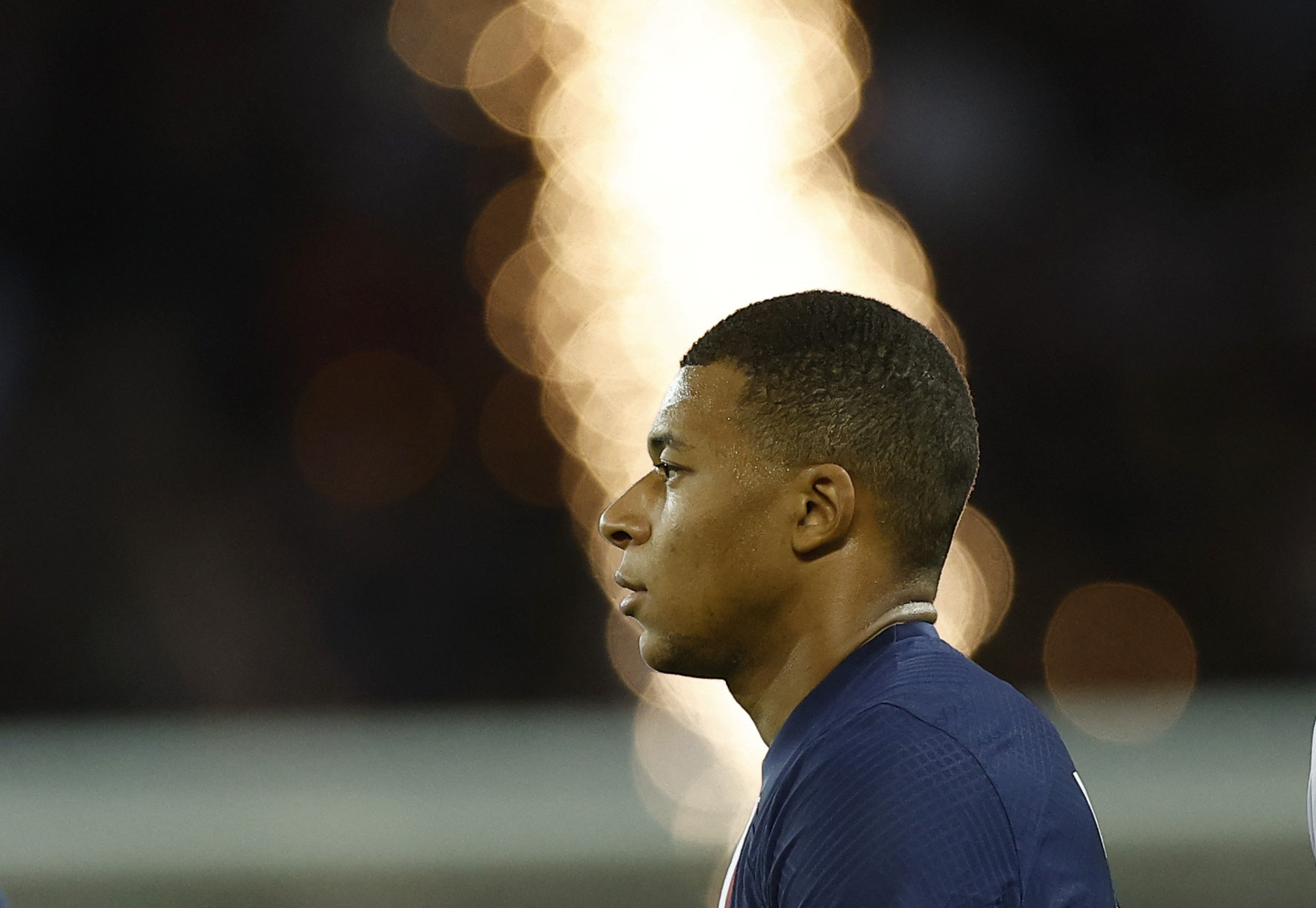 Kylian Mbappe no está a gusto en PSG (REUTERS/Christian Hartmann)