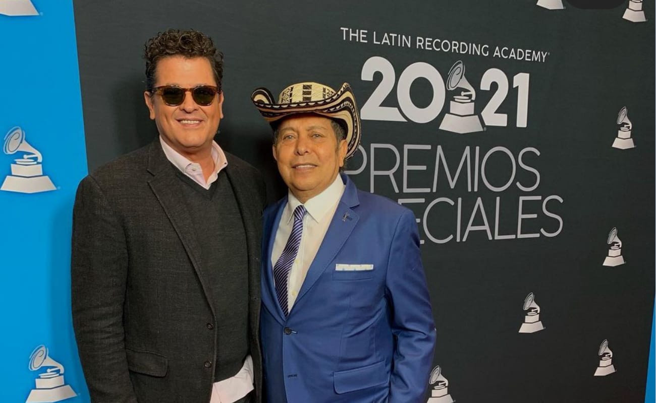 Carlos Vives entrevistó a Egidio Cuadrado y lo felicitó por su Grammy Latino