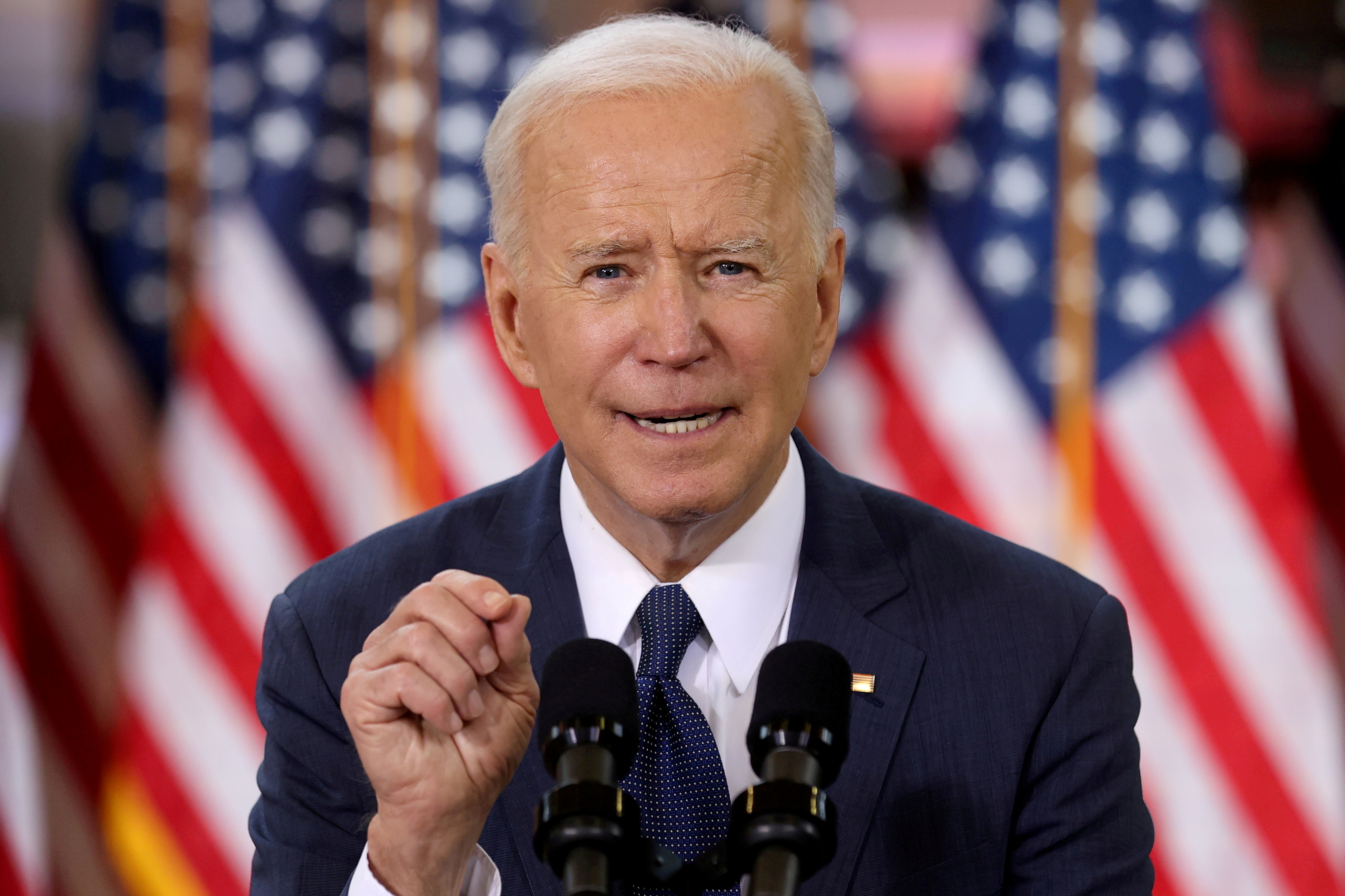 El presidente demócrata Joe Biden (REUTERS/Jonathan Ernst)