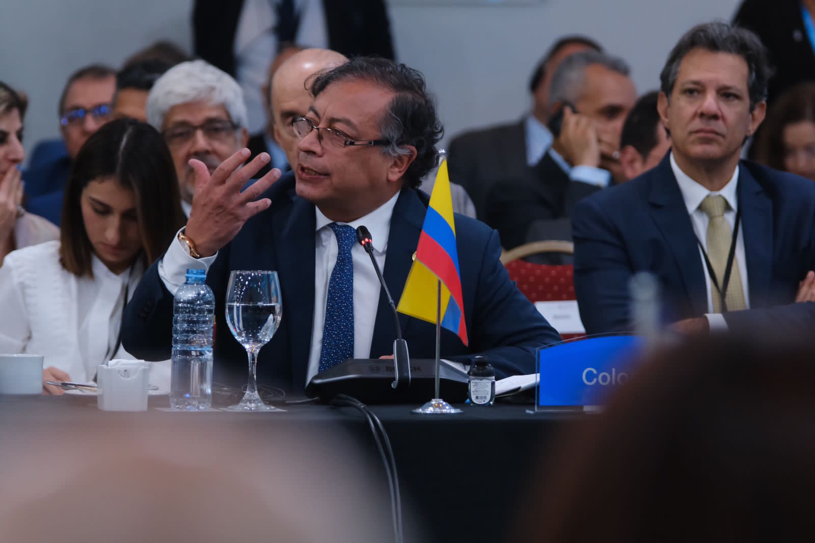 Gustavo Petro en su intervención en la cumbre CELAC de Argentina. Presidencia de la República.
