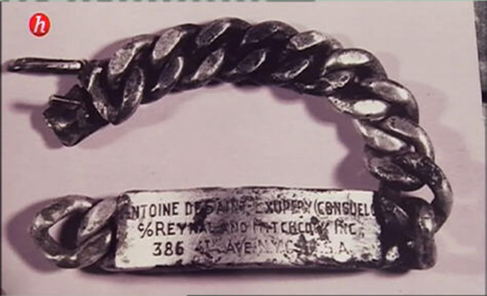 La pulsera del Antoine de Saint-Exupéry que apareció dentro de la red de un pescador francés que ayudó a develar parte del misterio de la desaparición
