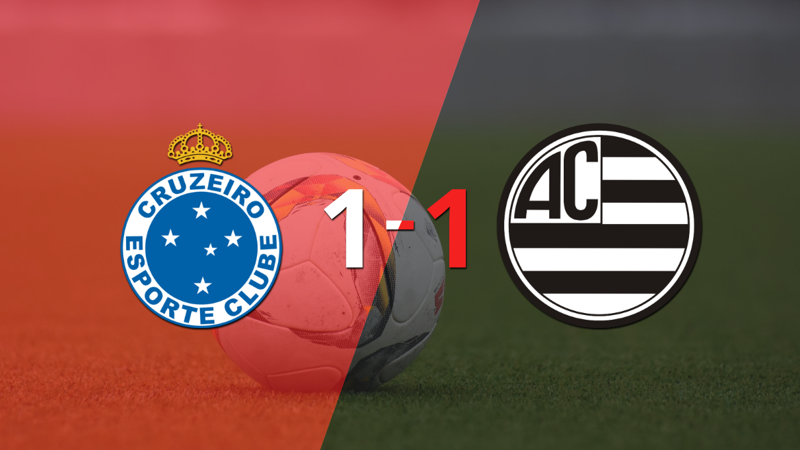 Cruzeiro logró sacar el empate de local frente a Athletic Club