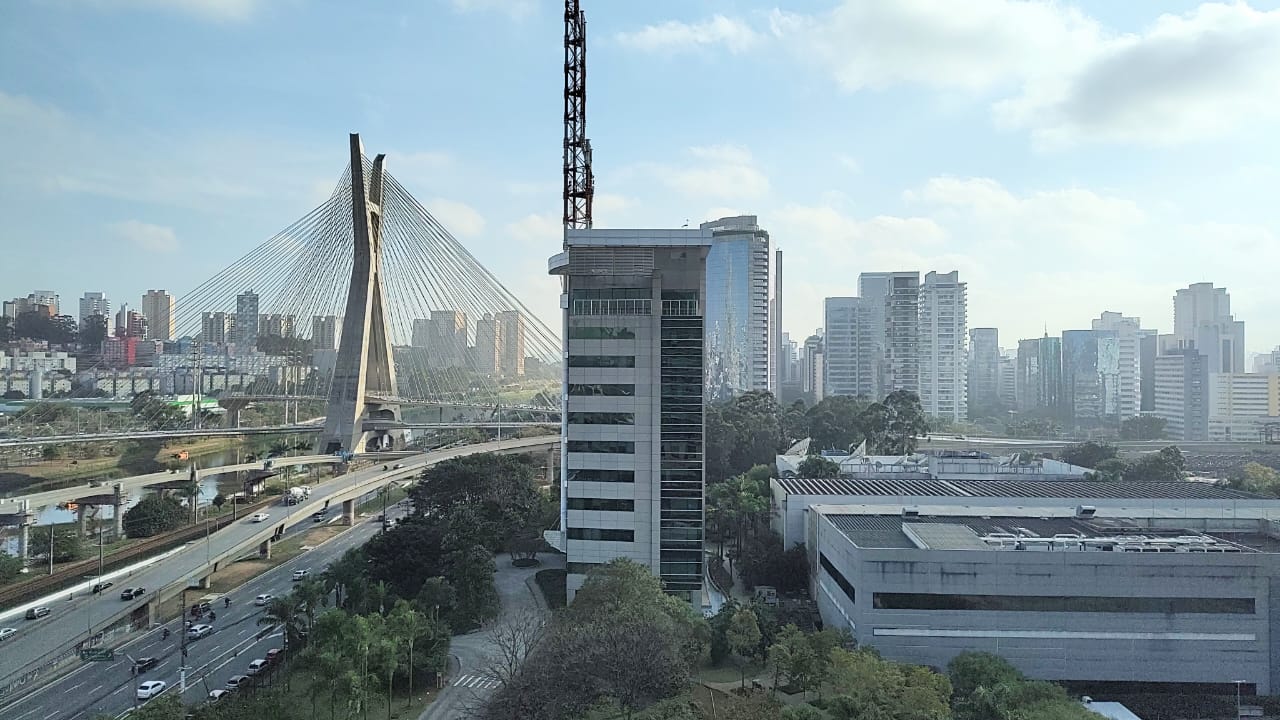 El puente Octavio Frias de Oliveira, un emblema del San Pablo moderno