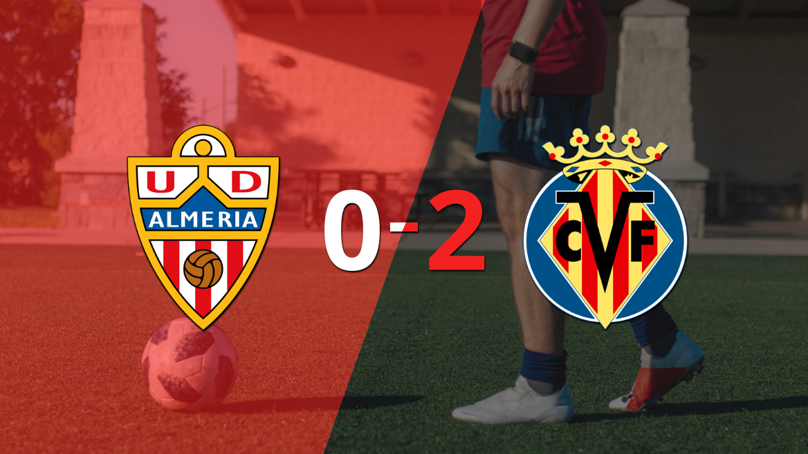 Villarreal venció por 2-0 a Almería como visitante