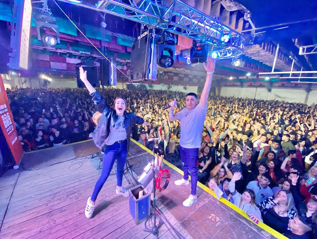 Eugenia Kevedo y Rubén Pavón en una de sus presentaciones