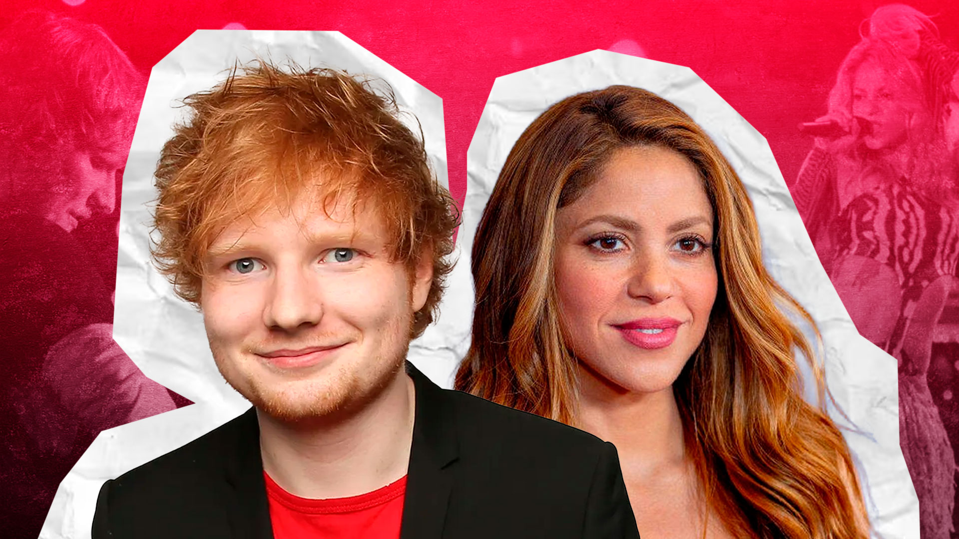 Ed Sheeran y Shakira han estado trabajando juntos en próximo álbum de la barranquillera (Infobae - Jesús Avilés)