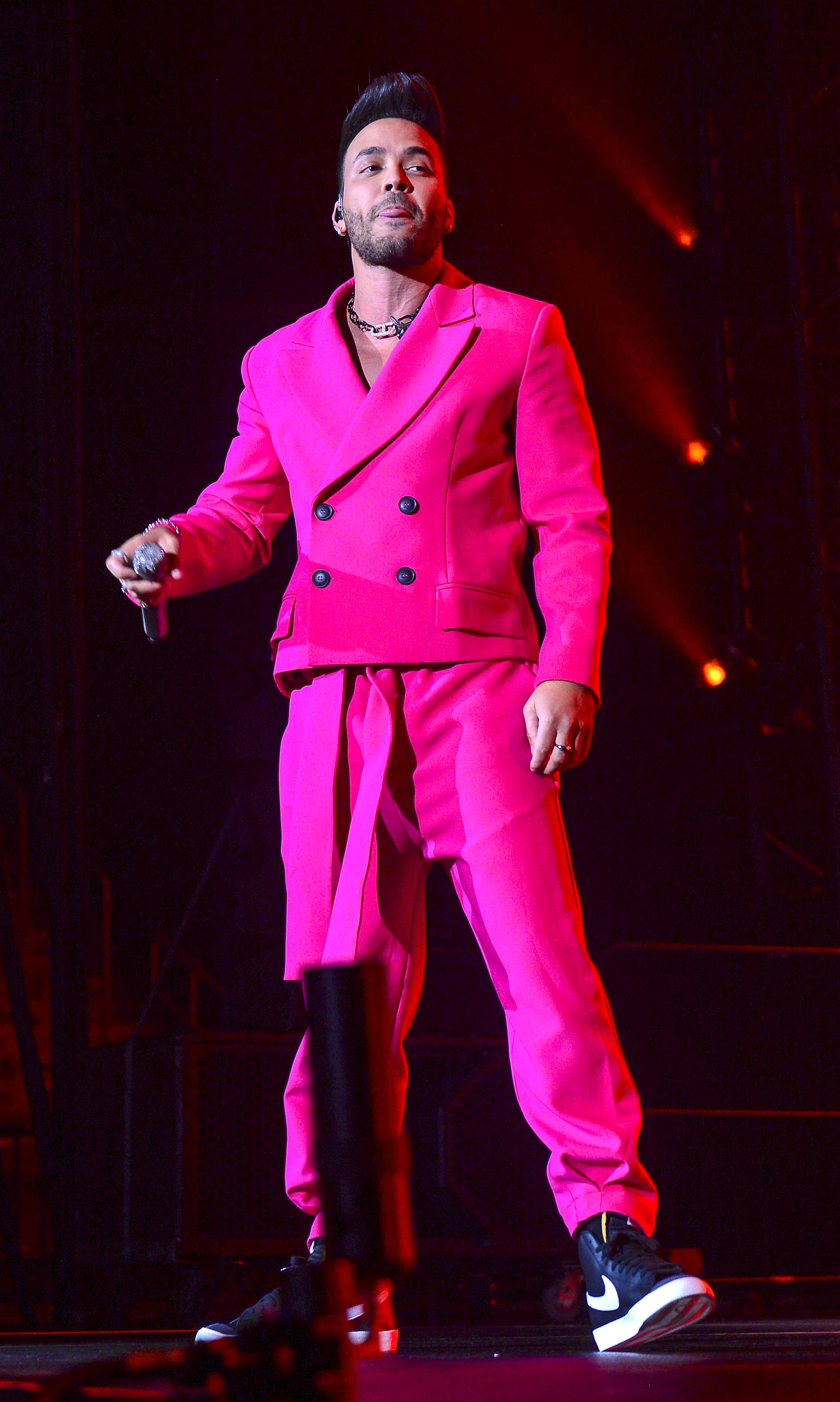 Prince Royce cantó en Miami, en el marco de su gira Prince Royce - Classic Tour, en FTX Arena (The Grosby Group)