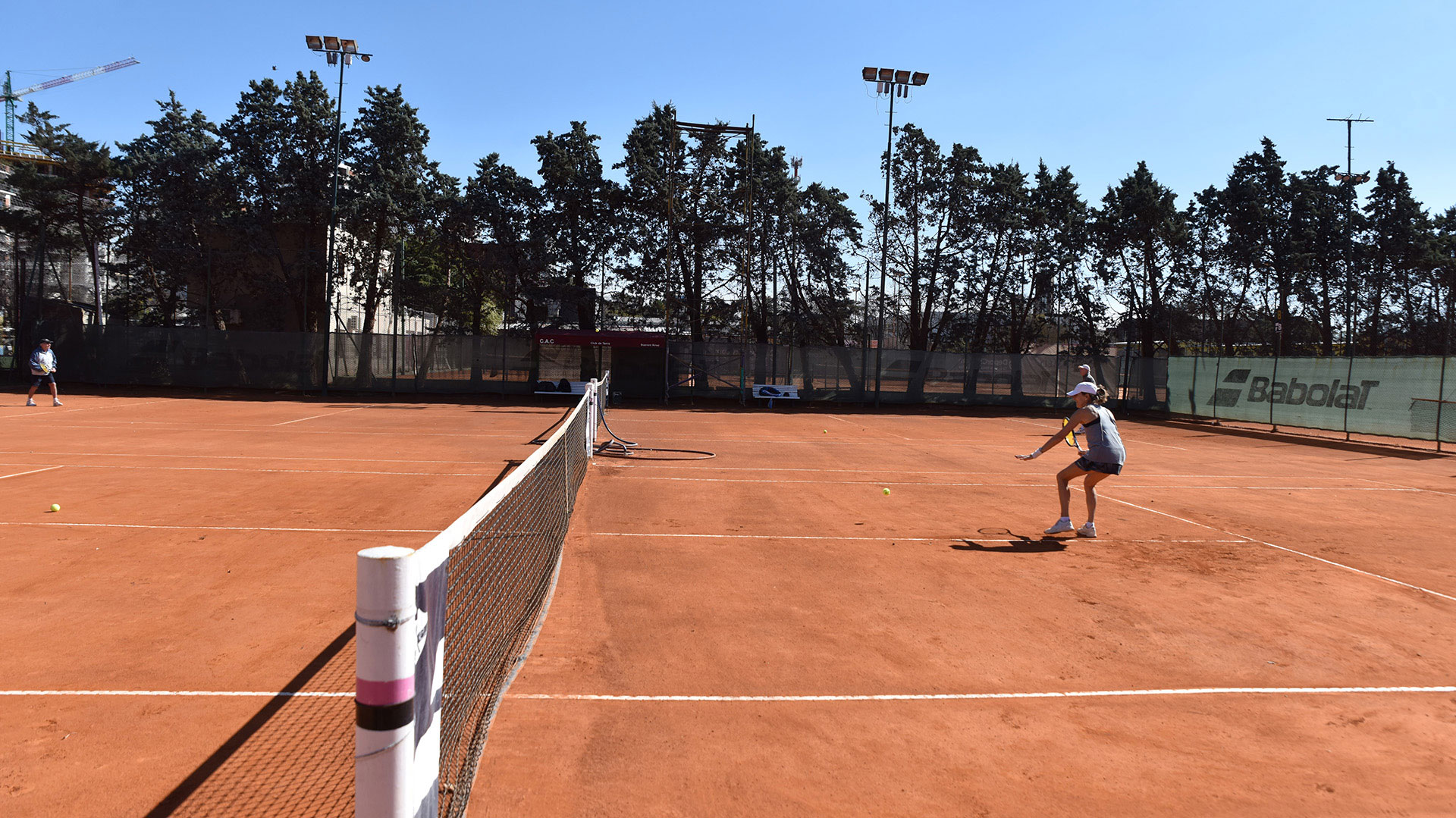 La jornada de sol acompañó al regreso del tenis