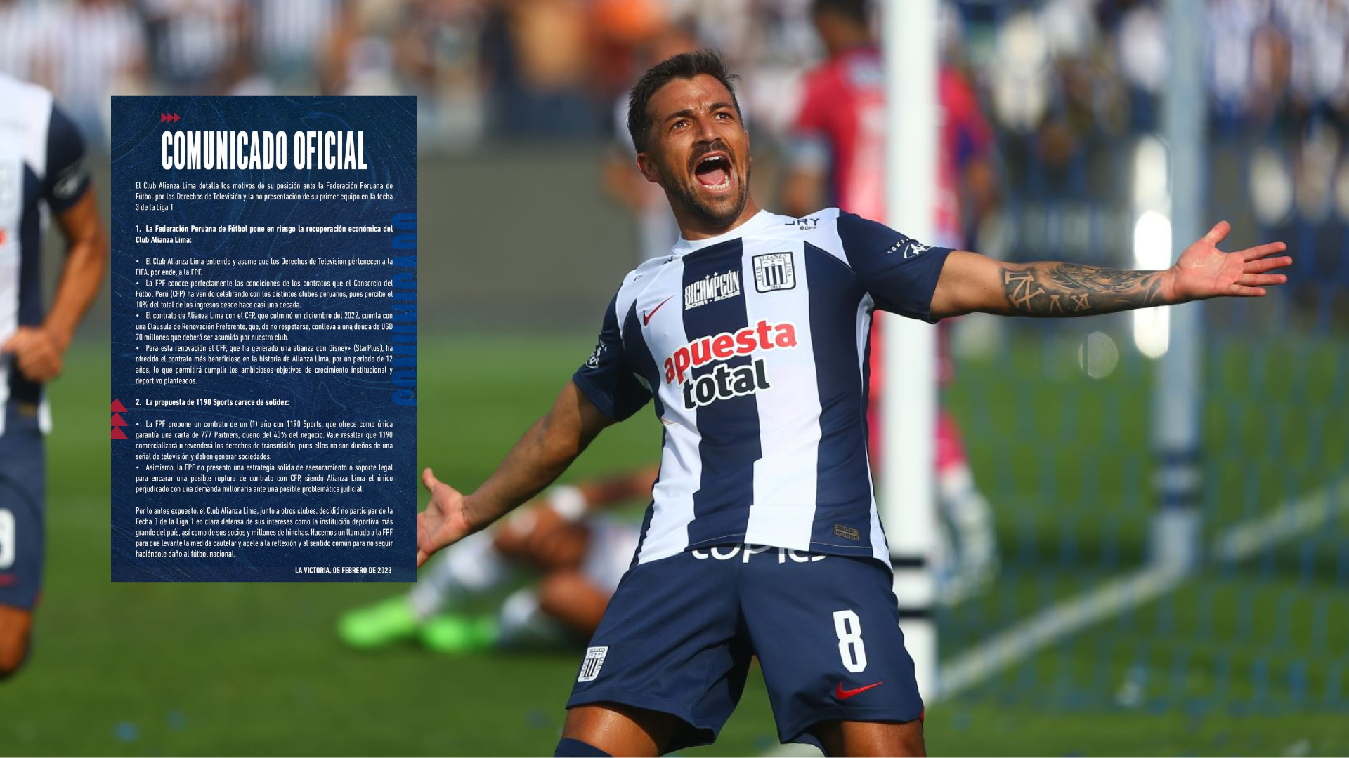 Alianza Lima detalló los motivos de no presentarse ante Sporting Cristal  por la Liga 1 - Infobae