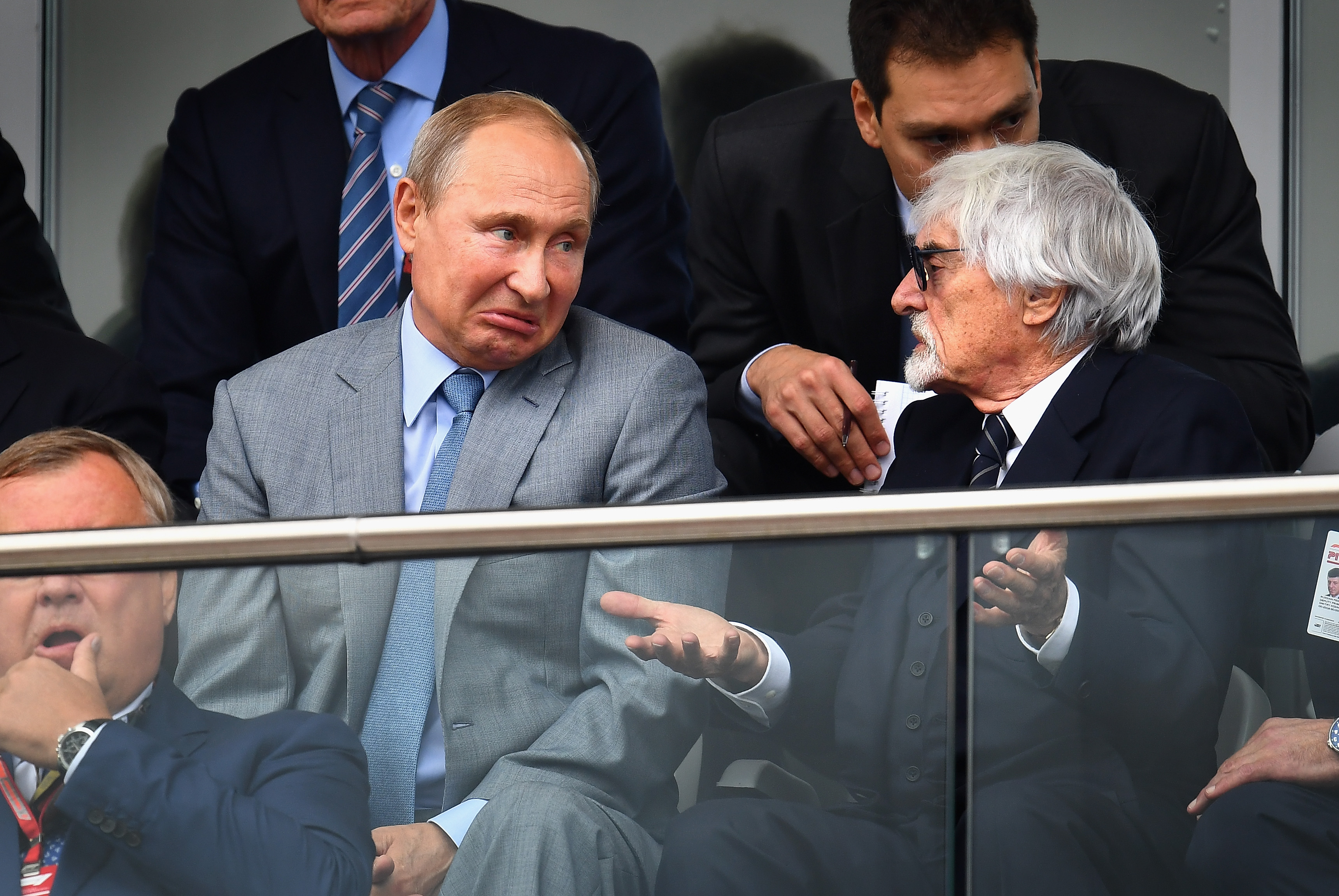 Bernie Ecclestone apoyó a Vladimir Putin (Foto: Getty Images)