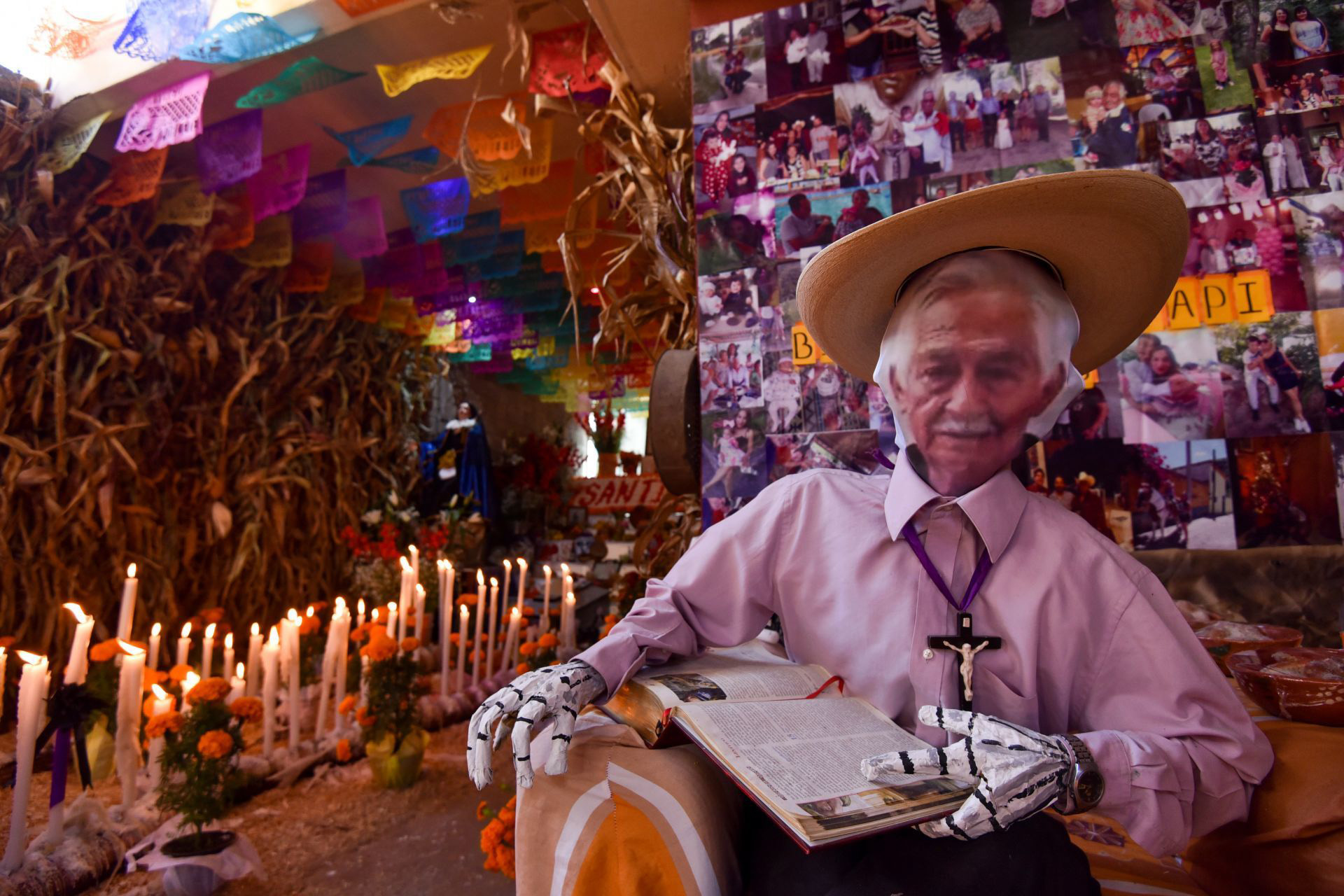 Instalan ofrendas para Muertos Nuevos en Malinalco.