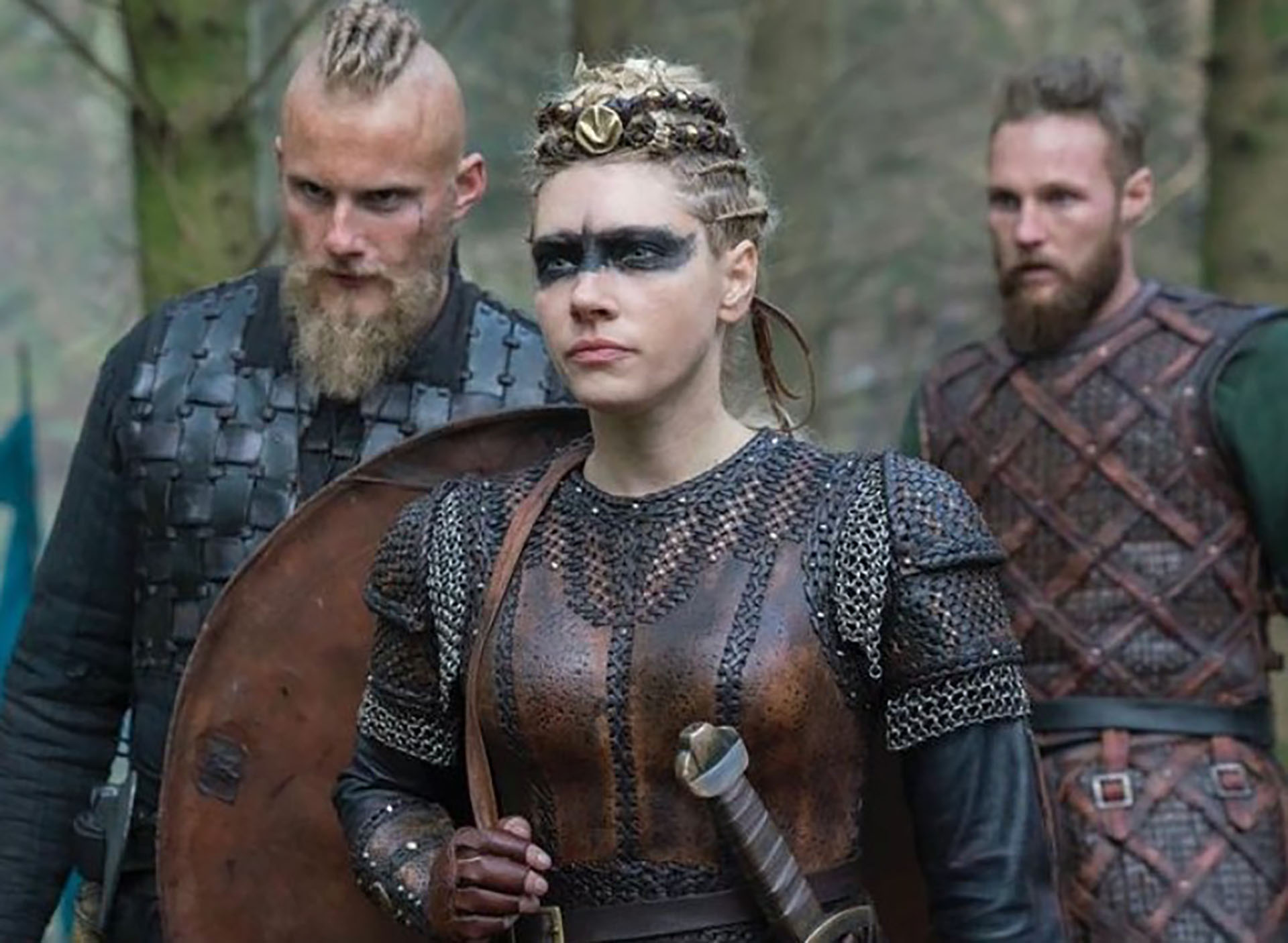Katheryn Winnick as Lagertha, in Vikings