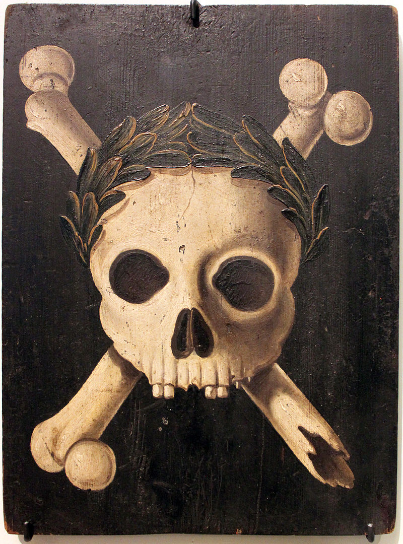 Escudo de Plagas: La muerte coronada como vencedora. 1607-37, Augsburgo, Alemania.