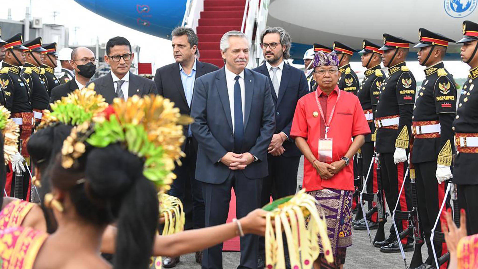 Alberto Fernández llegó al G20 de Bali, se reunirá con Xi Jinping y Kristalina Georgieva, y buscará negociar la presidencia del BID 
