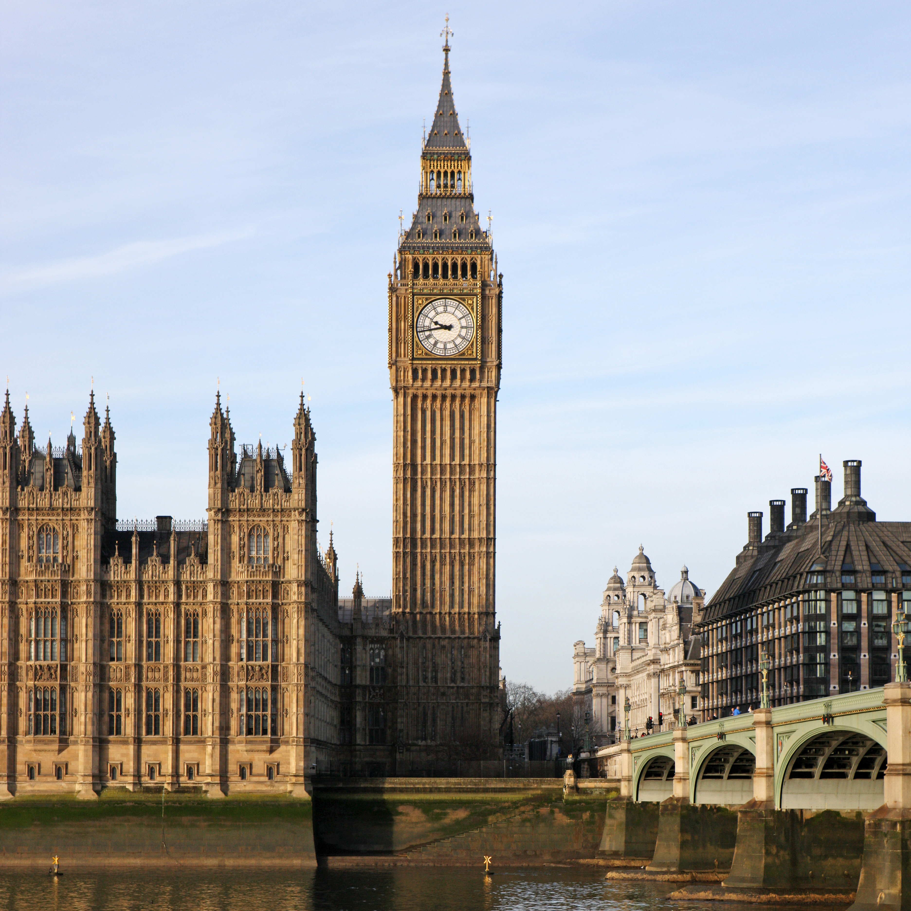 La segunda atracción del Reino Unido que figura en la lista es el Big Ben de Londres, o más exactamente, el reloj de la Torre Elizabeth. Construido en 1859 por los victorianos, era el reloj más grande del mundo en ese momento y se convirtió instantáneamente en una atracción turística mundial (Getty Images)