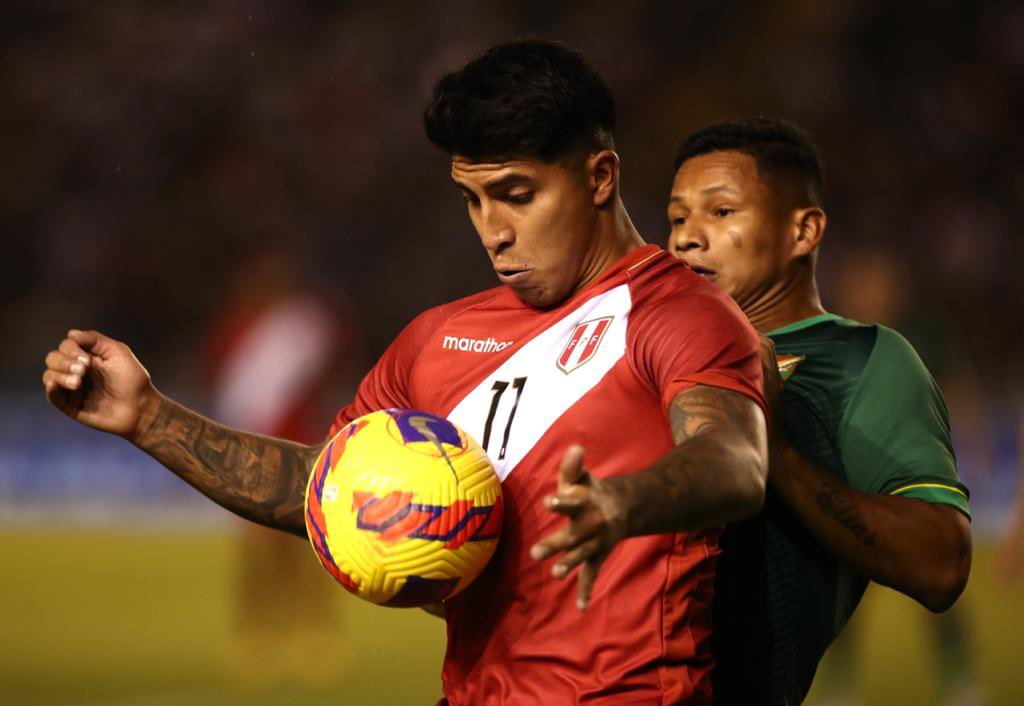 Luis Iberico scored the winning goal against Bolivia.  (FPF).