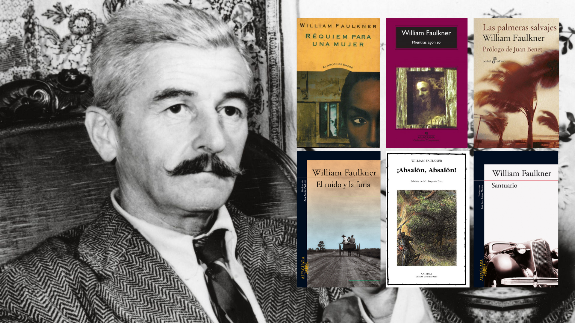 60 años sin William Faulkner: 6 novelas imprescindibles del gran autor estadounidense