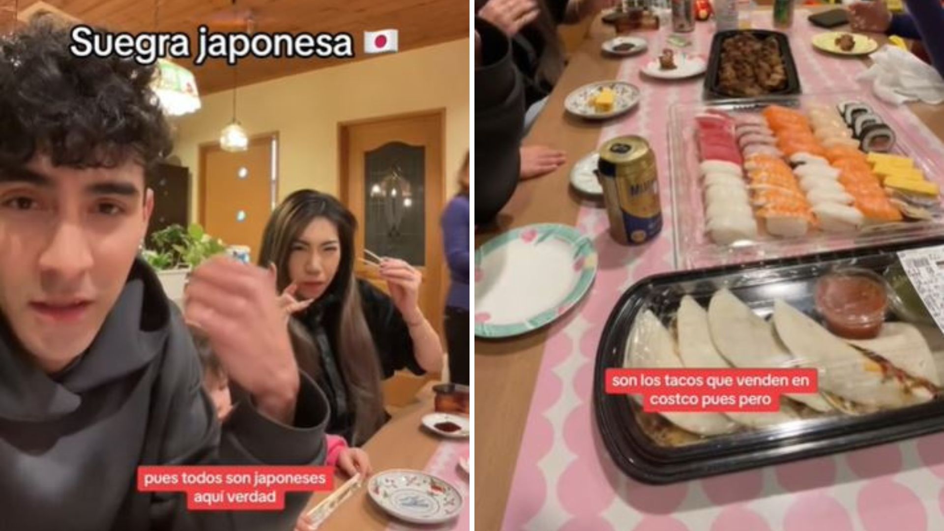 Mexicano presume cómo es consentido por su suegra japonesa: “Me trajo mis  taquitos mexicanos” - Infobae