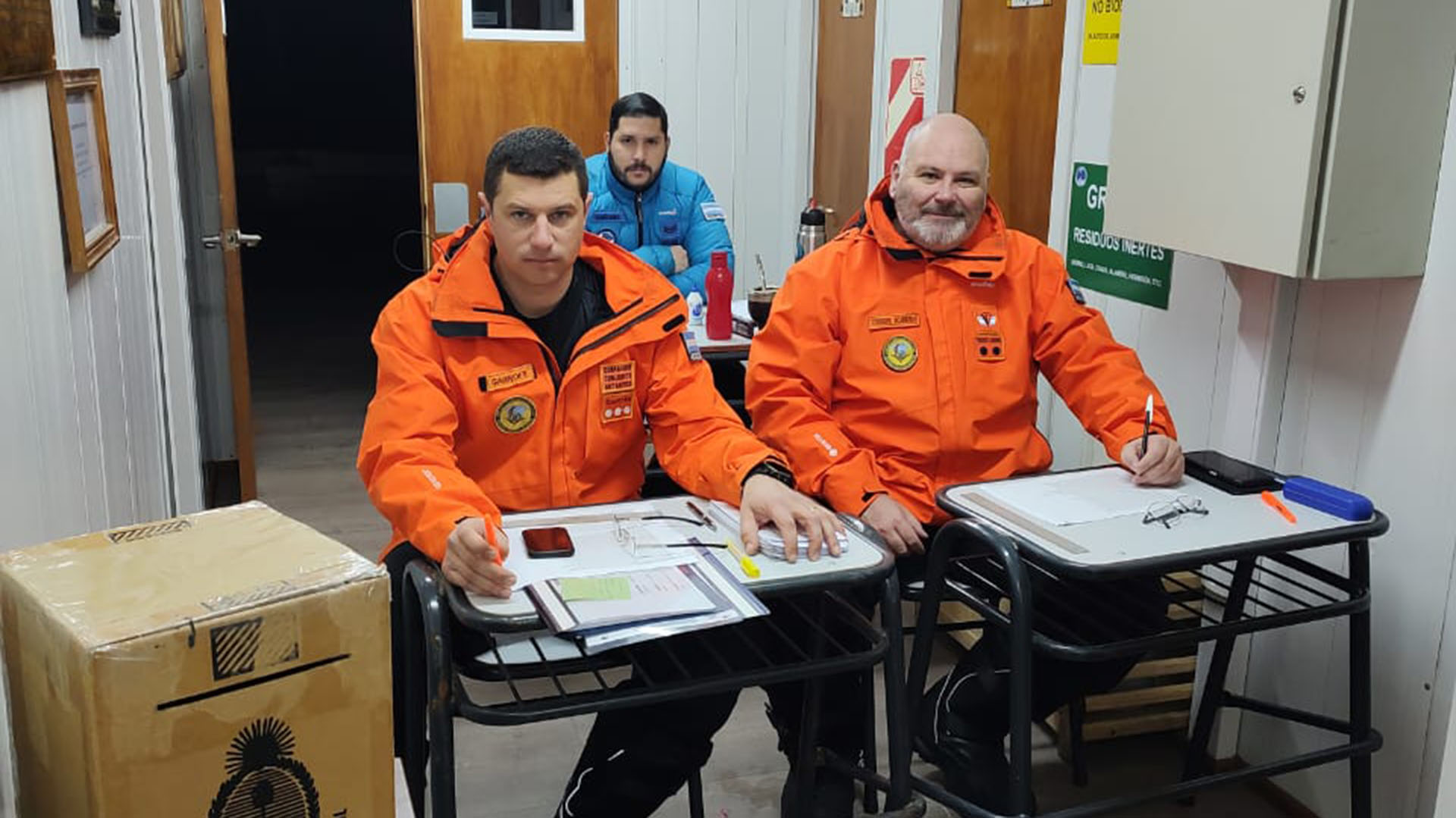 Centro de votación en la Antártida. (Juzgado Electoral de Tierra del Fuego)