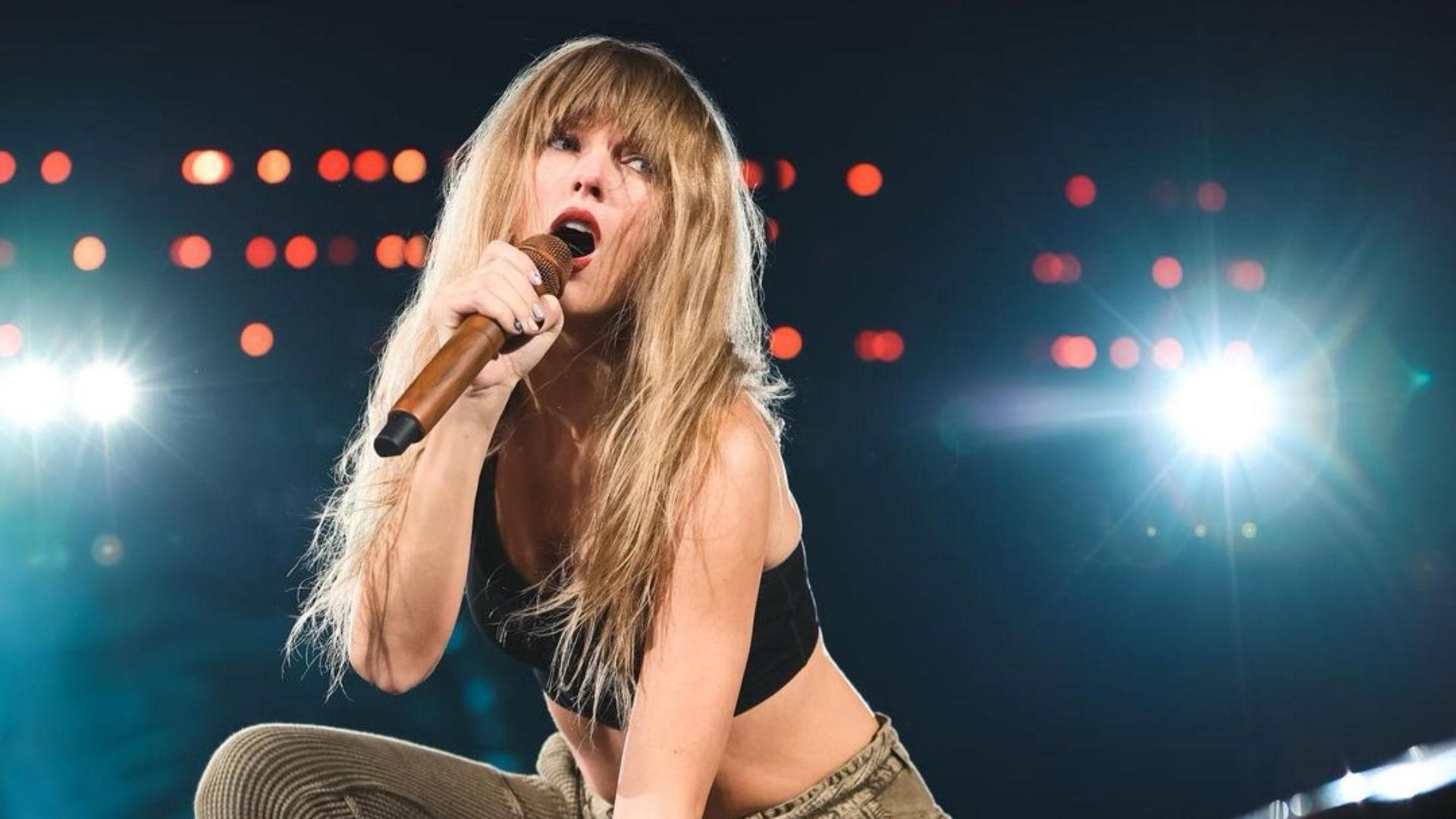Taylor Swift en los ensayos generales de 'The Eras Tour' (Instagram/@taylorswift)