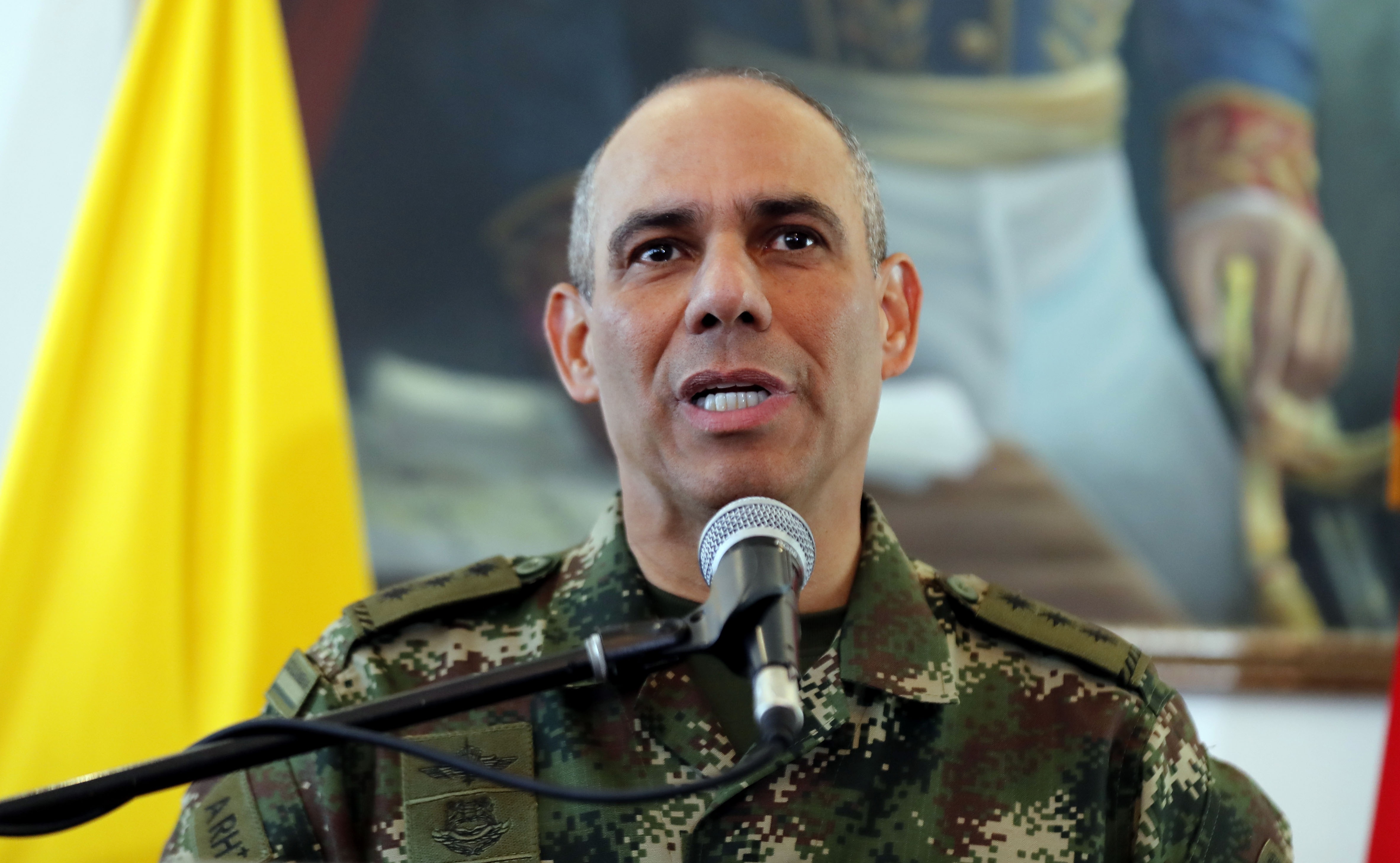 El comandante del Ejército de Colombia, General Eduardo Zapateiro. EFE/ Mauricio Dueñas Castañeda/Archivo
