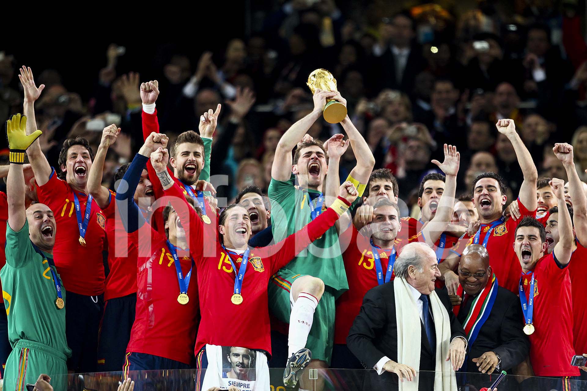 España logró su primer Mundial en España 2010
