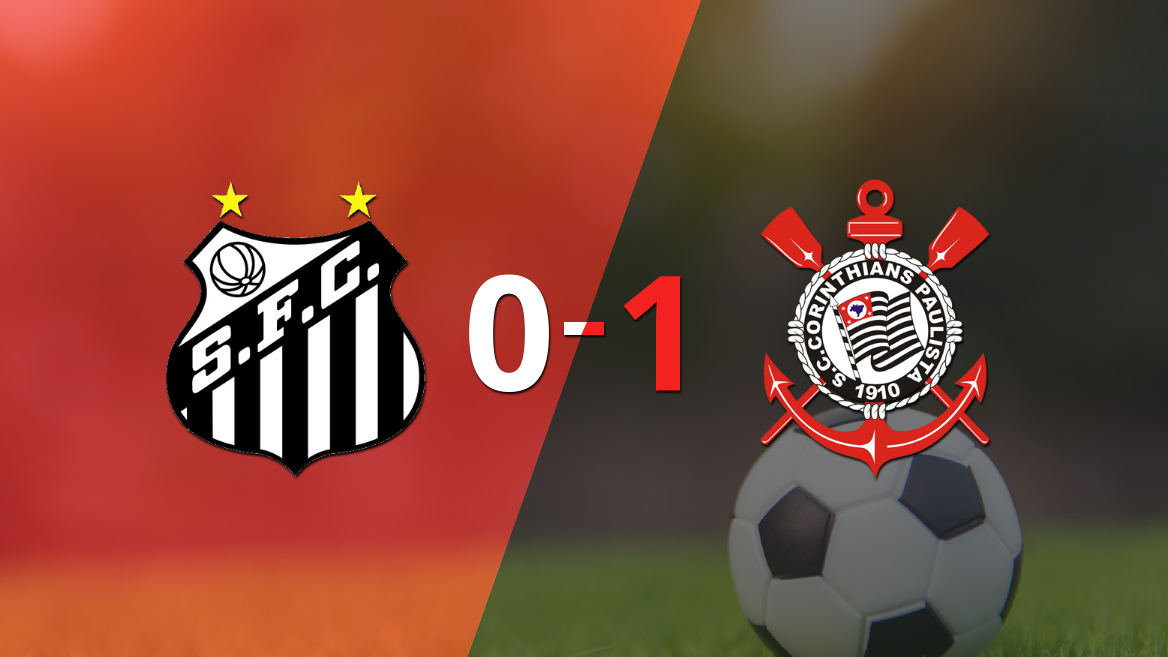 Con un marcador 1-0, Corinthians derrotó a Santos por el clásico Alvinegro