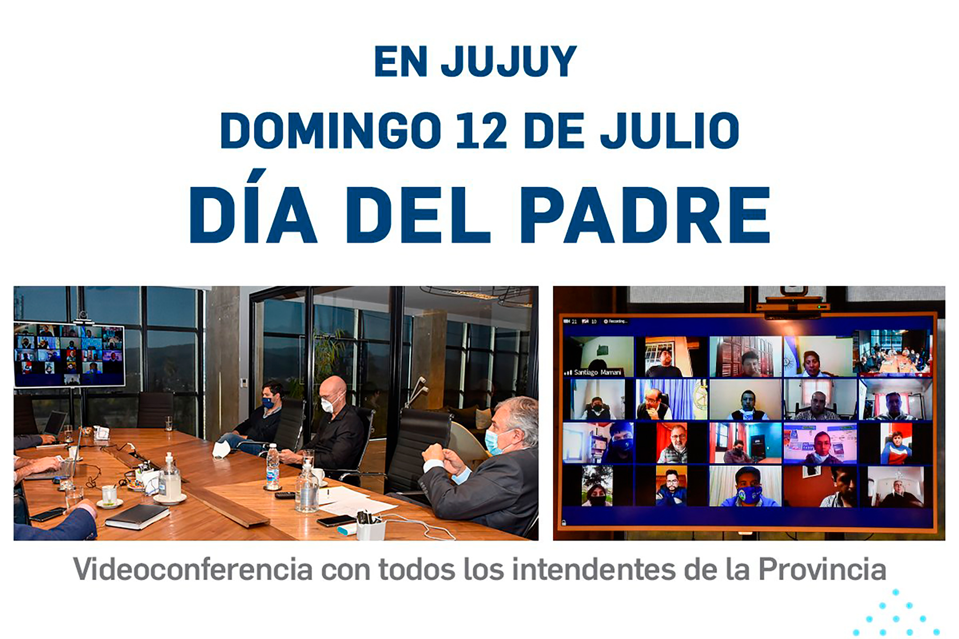 El gobernador Gerardo Morales postergó hasta julio el festejo del Día del  Padre - Infobae