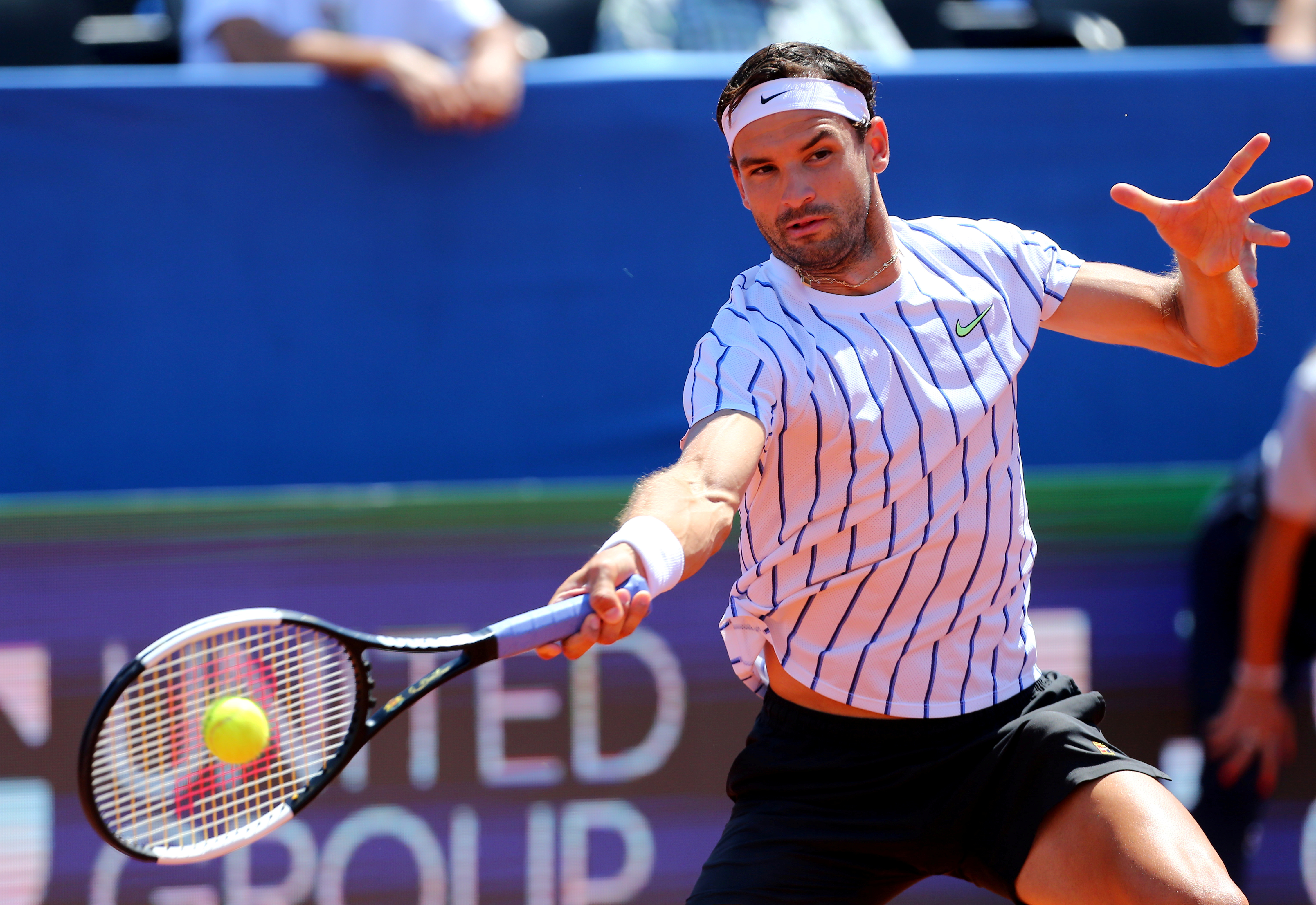 El búlgaro Grigor Dimitrov fue el primer tenista del Adria Tour que confirmó su contagio de coronavirus (REUTERS/Antonio Bronic)